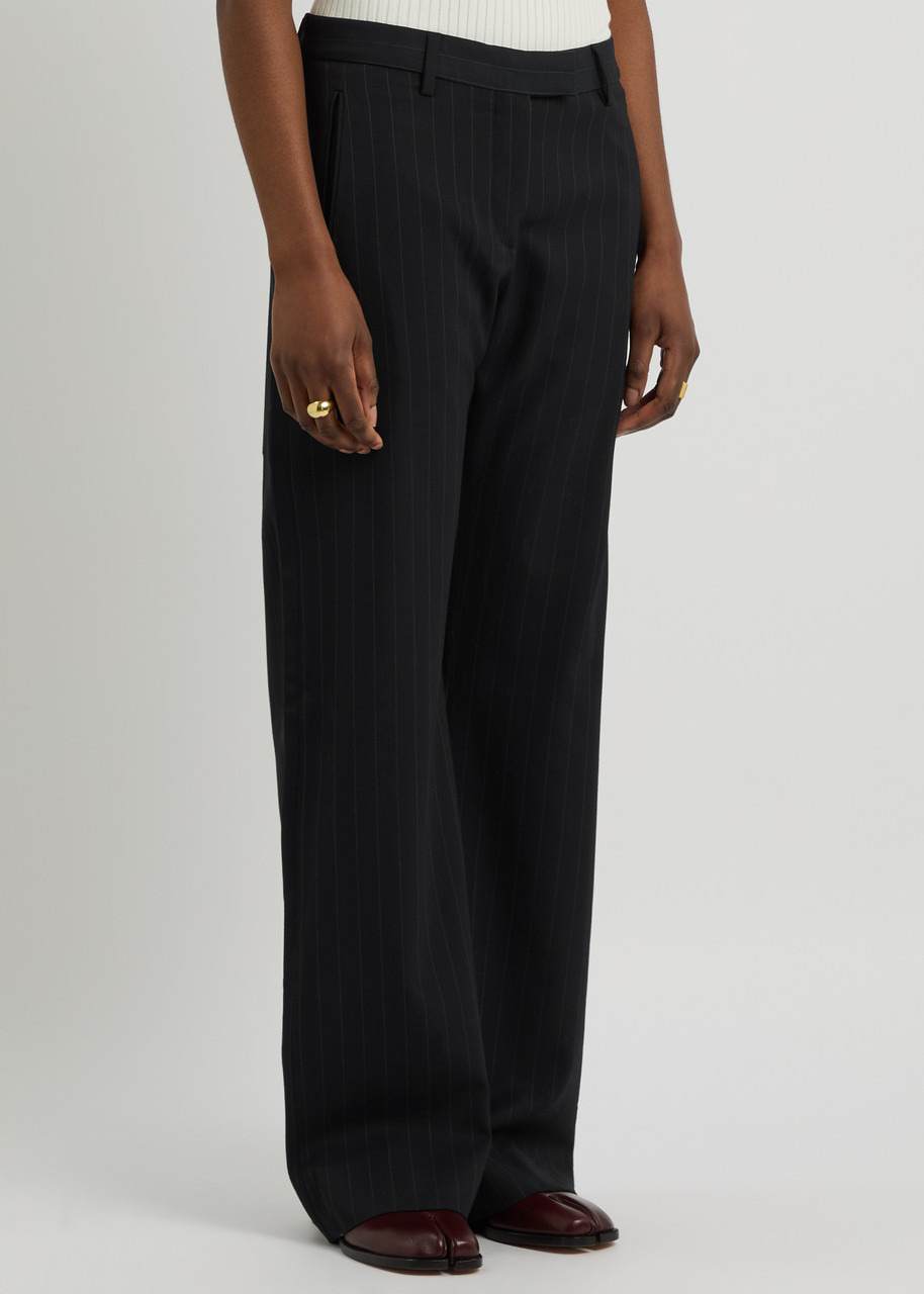 Acne Studios Pinstriped Straight-leg Twill Trousers - 2