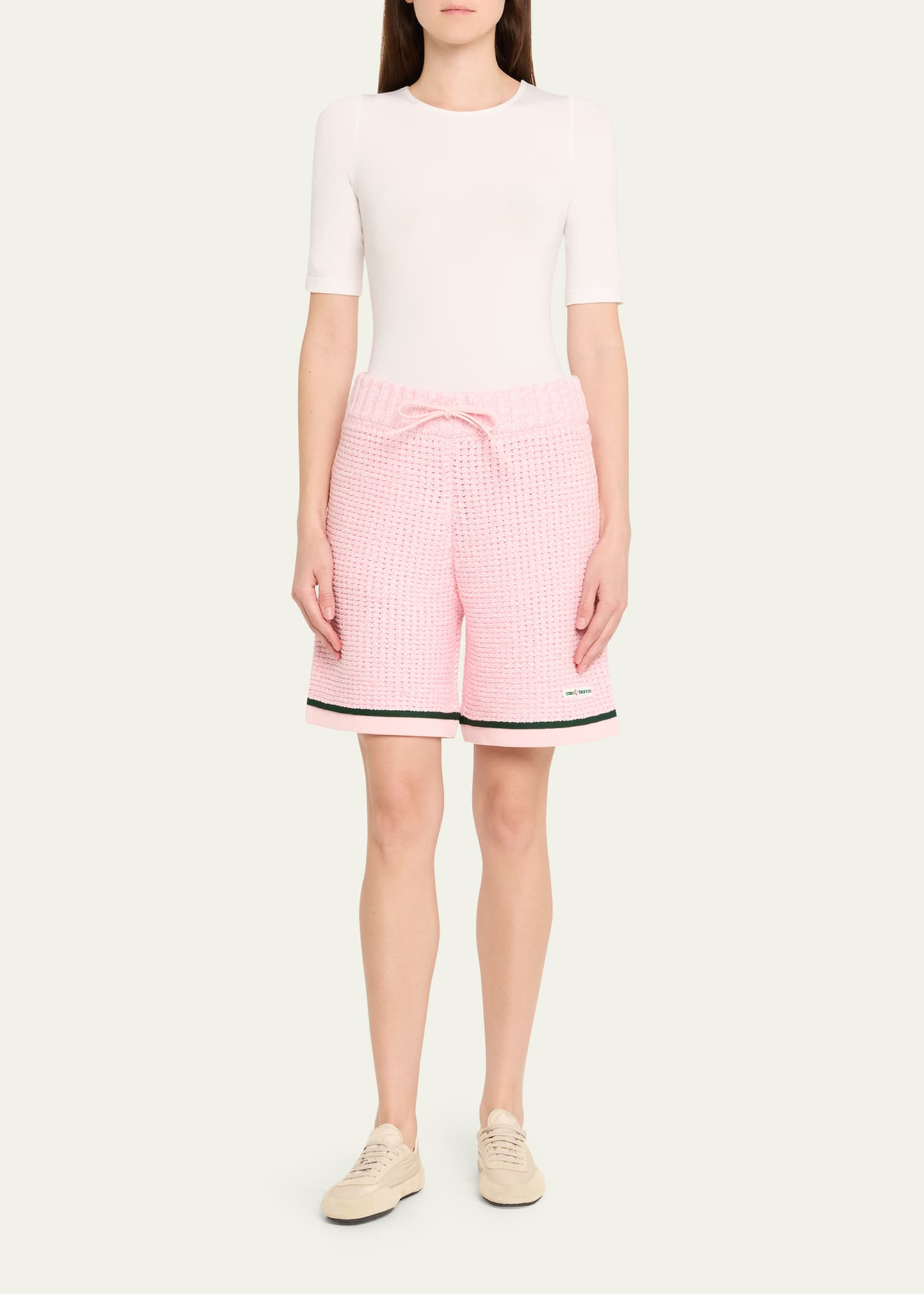 Mouline Knit Bermuda Shorts - 2