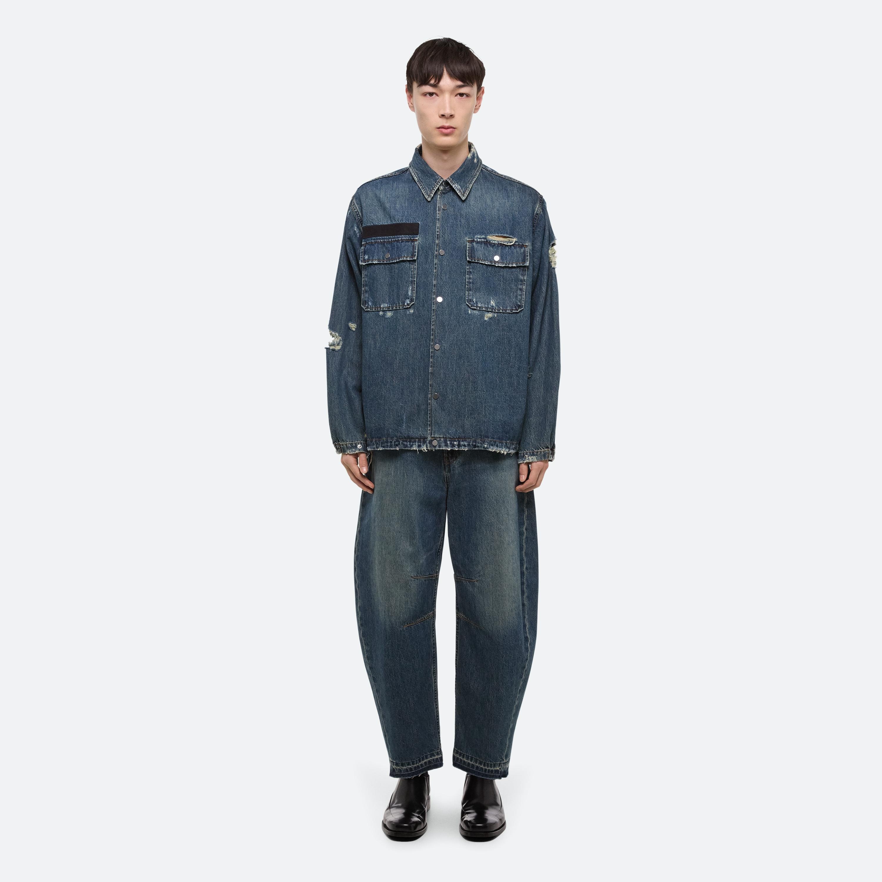 DENIM UNIFORM SHIRT - 2