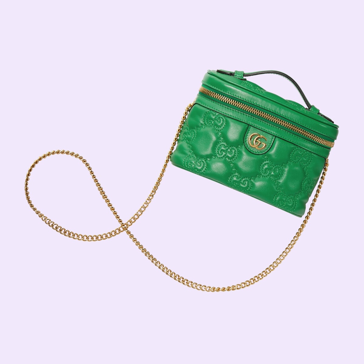 GG Matelassé top handle mini bag - 5