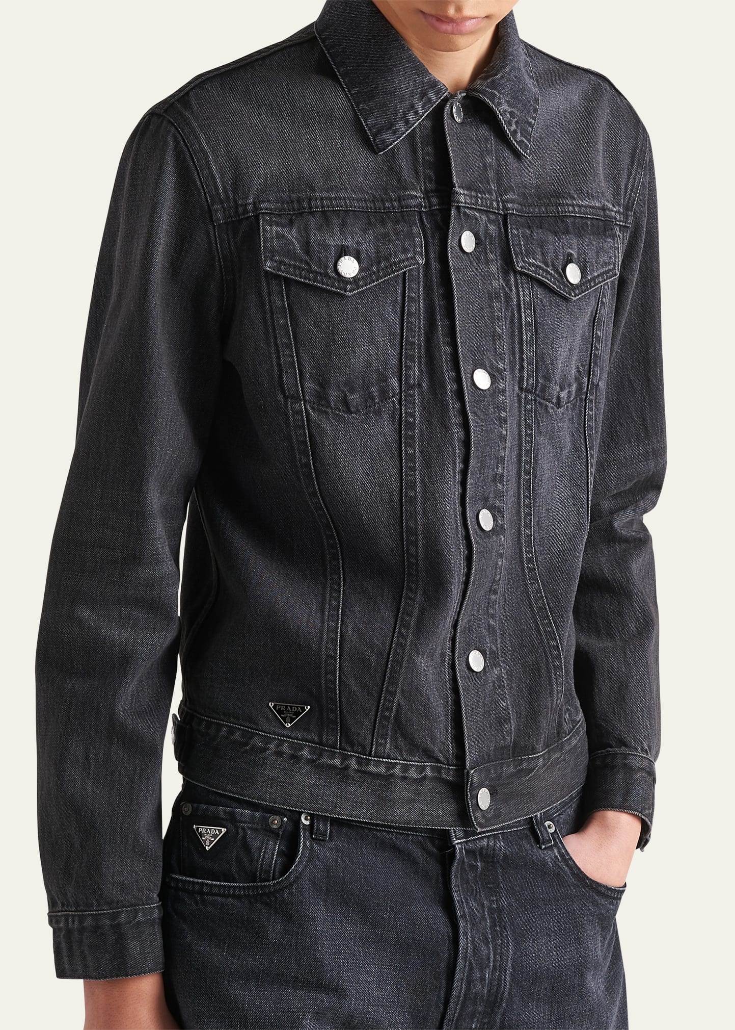 Men's Denim Trucker Jacket - 4