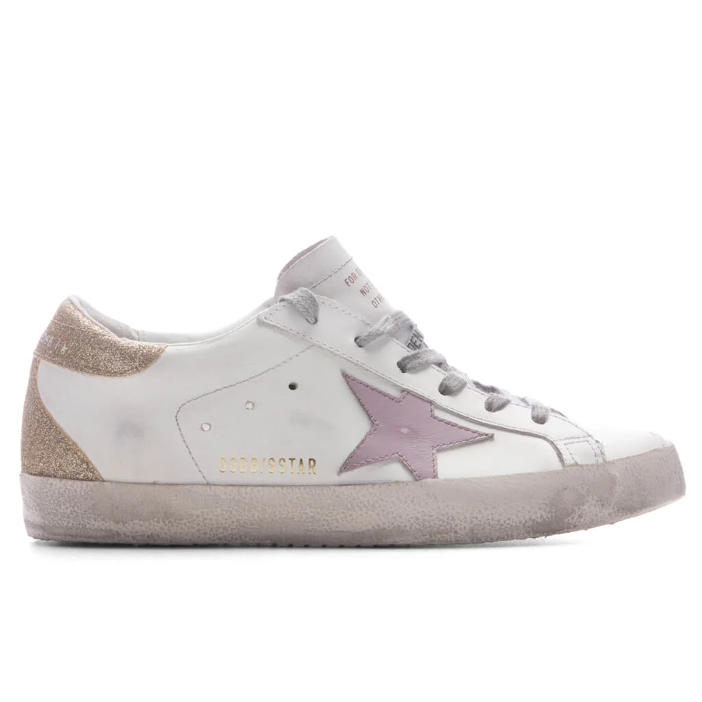 WOMEN'S SUPER-STAR - WHITE/LILAC/PLATINUM - 1