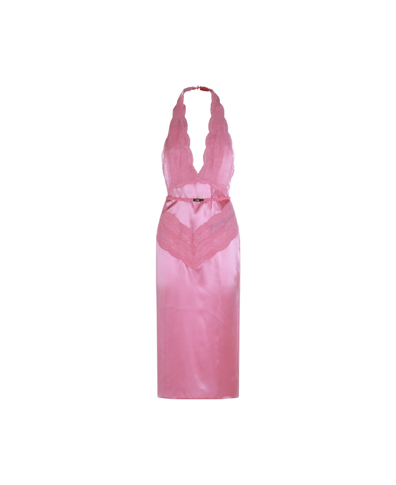 Pink Silk Dress - 1