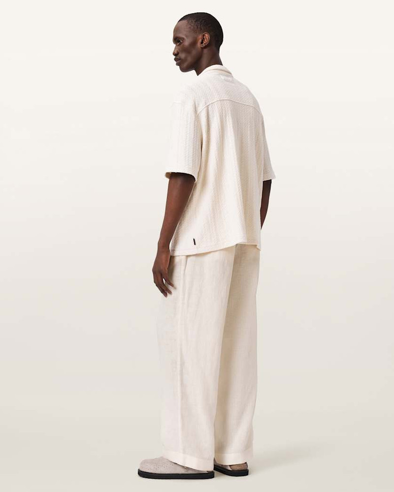 SHARP STRAIGHT LEG LINEN PANTS 7