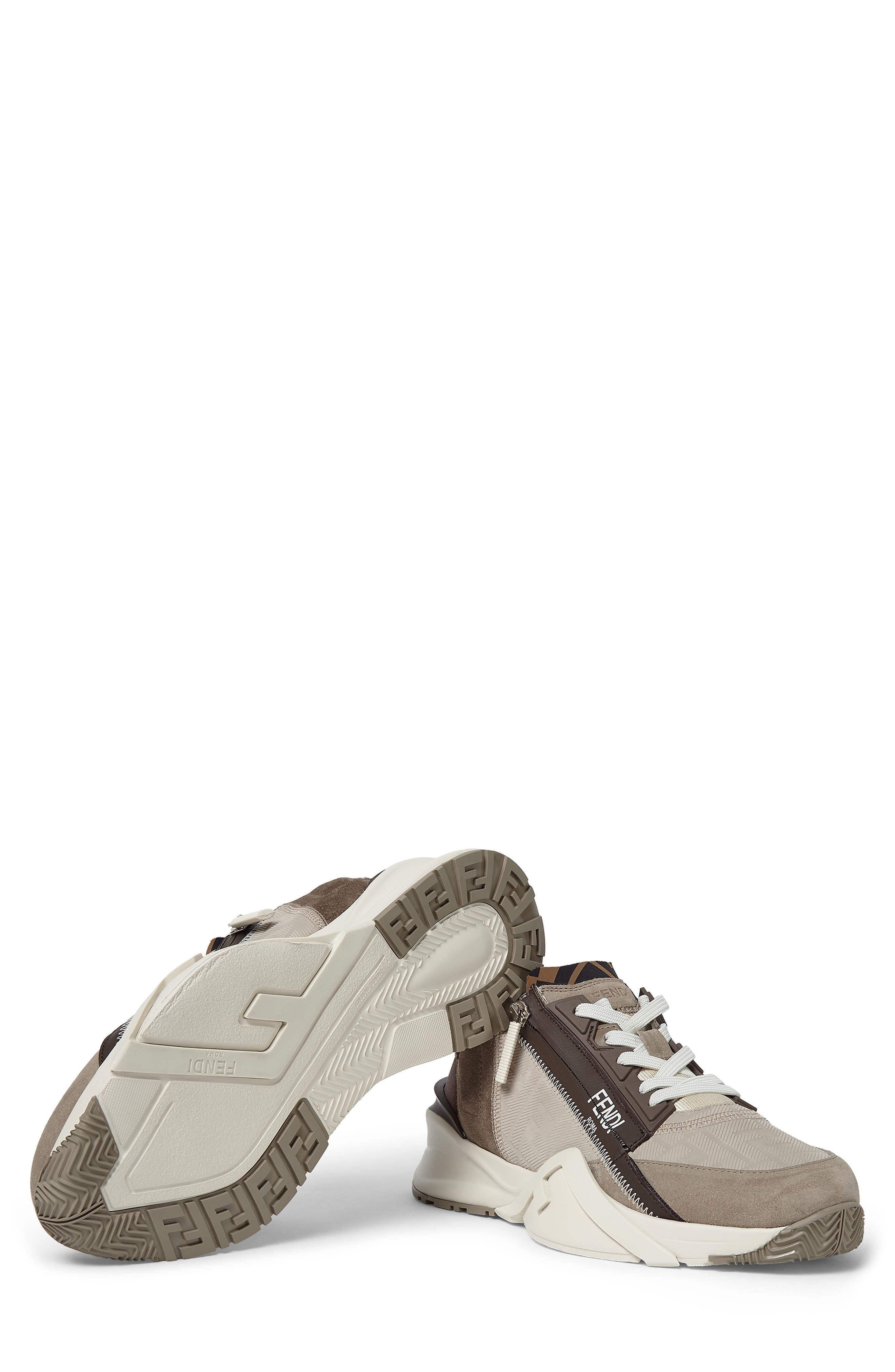 Fendi Flow Sneaker in Beige/Light Khaki at Nordstrom - 5