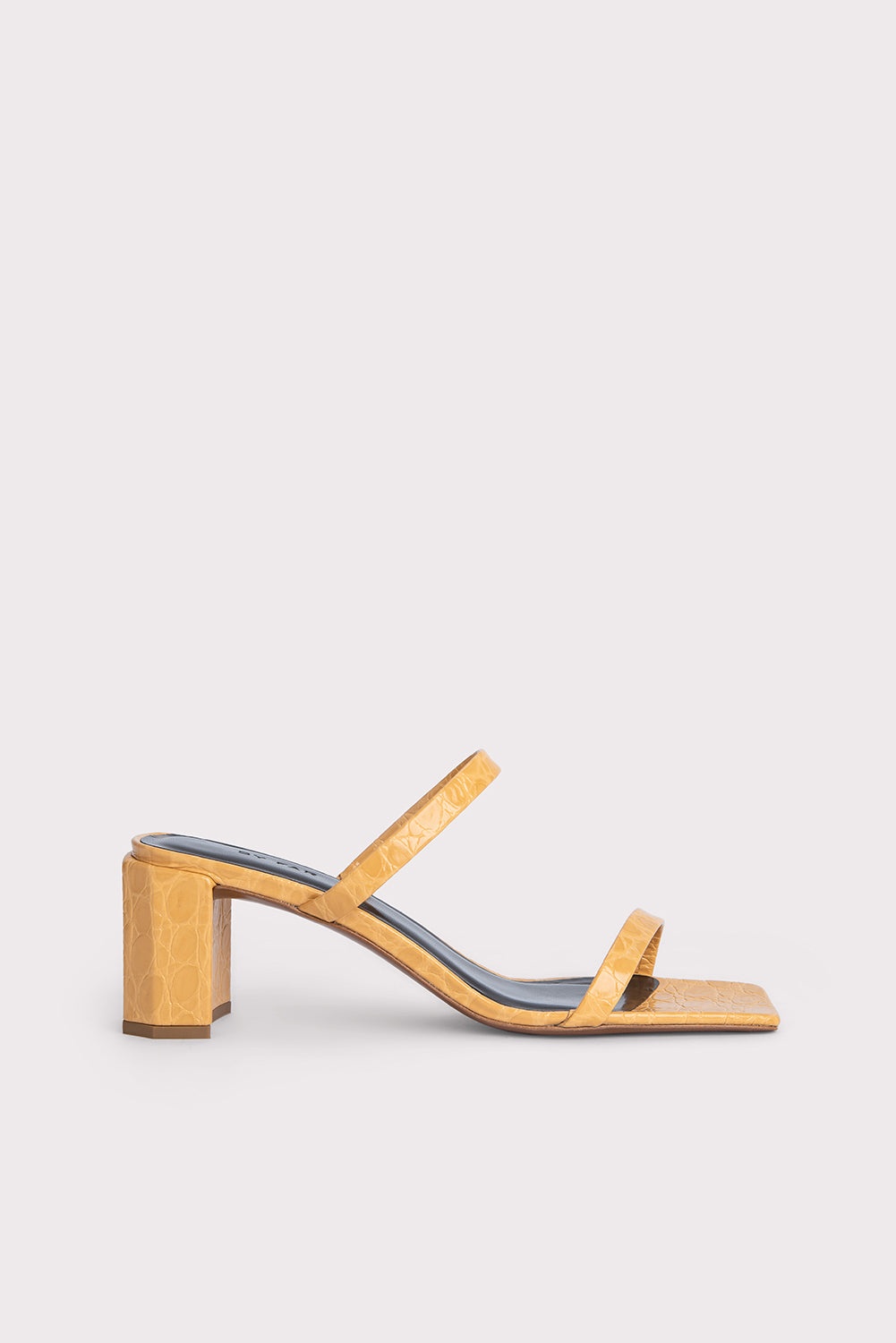 Tanya Biscuit Circular Croco Embossed Leather - 1