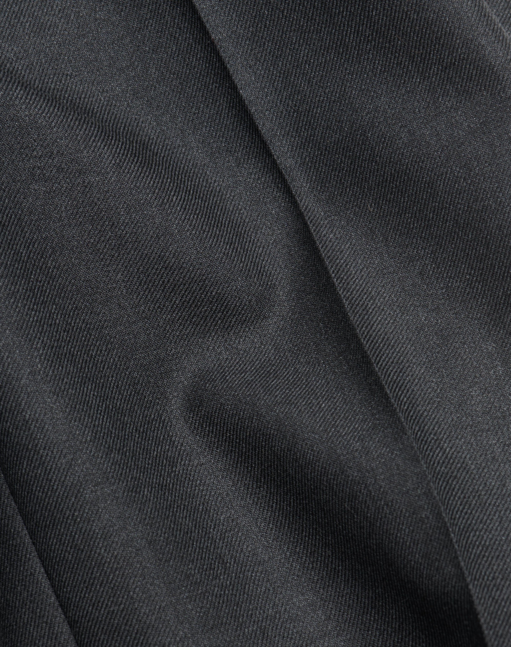 WOOL GABARDINE PANTS WITH TURN-UPS - 8