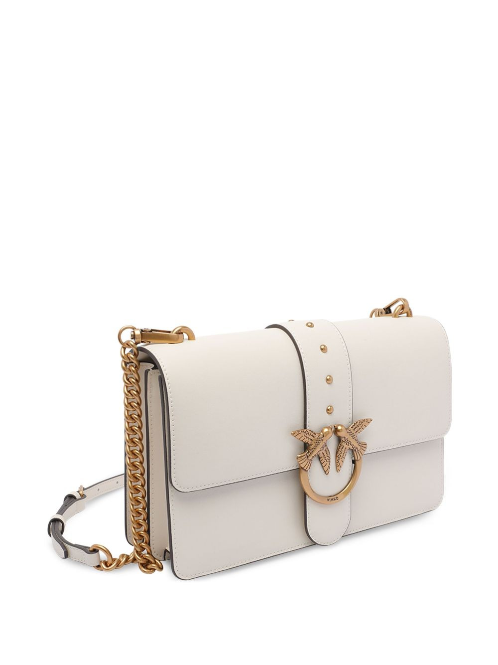 Classic Love One Simply bird-embellished studded shoulder bag - 3