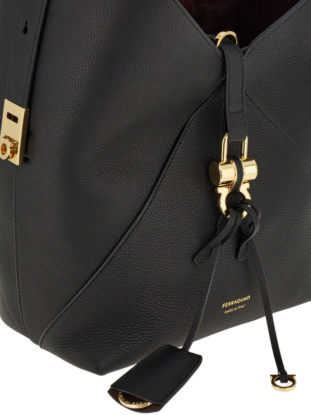 leather hobo shoulder bag - 6