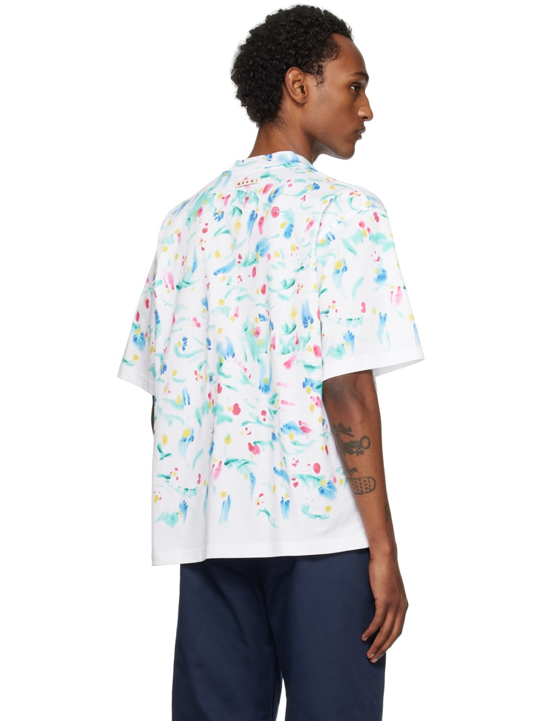 White Crewneck T-Shirt - 3