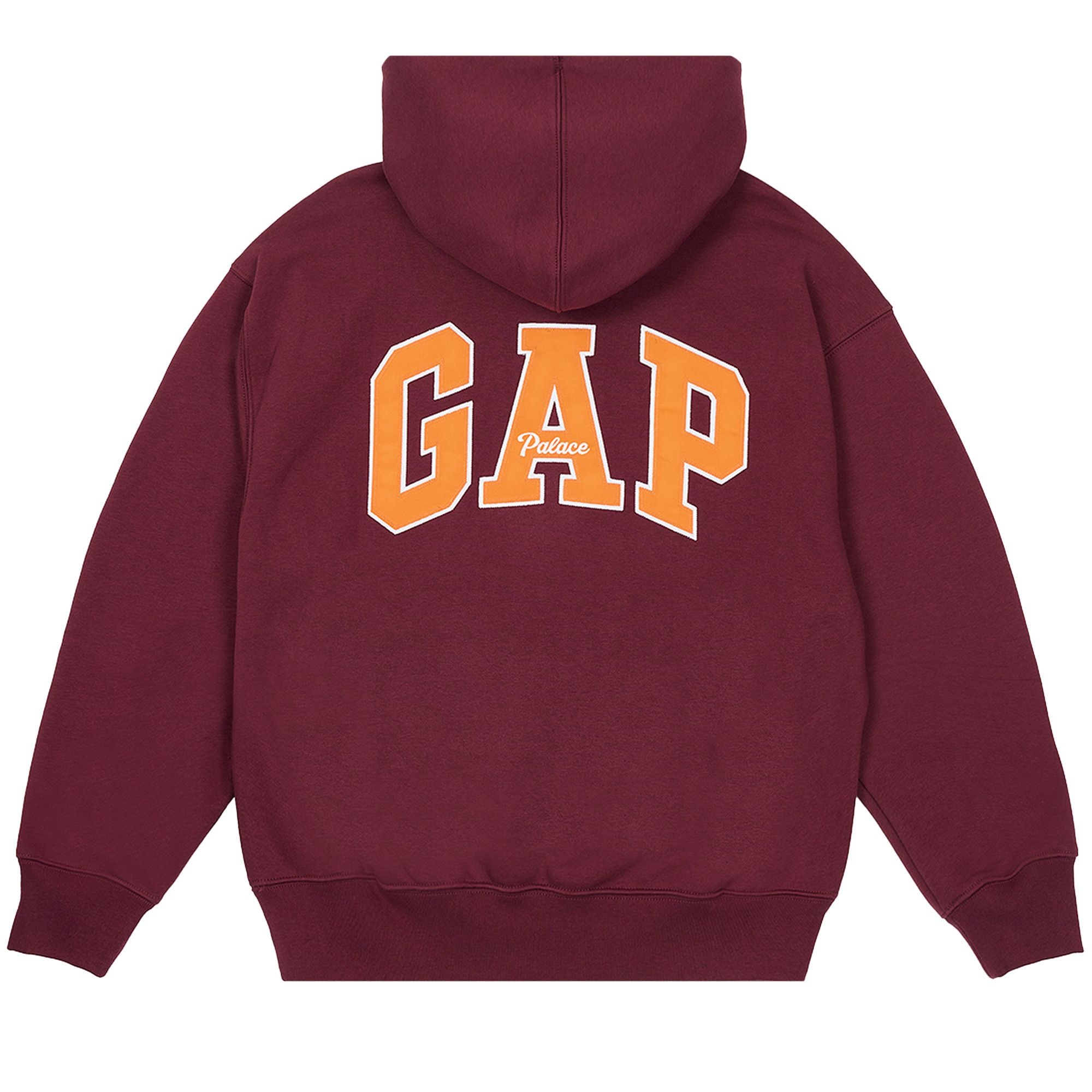 Palace x Gap Hood 'Burgundy' - 2
