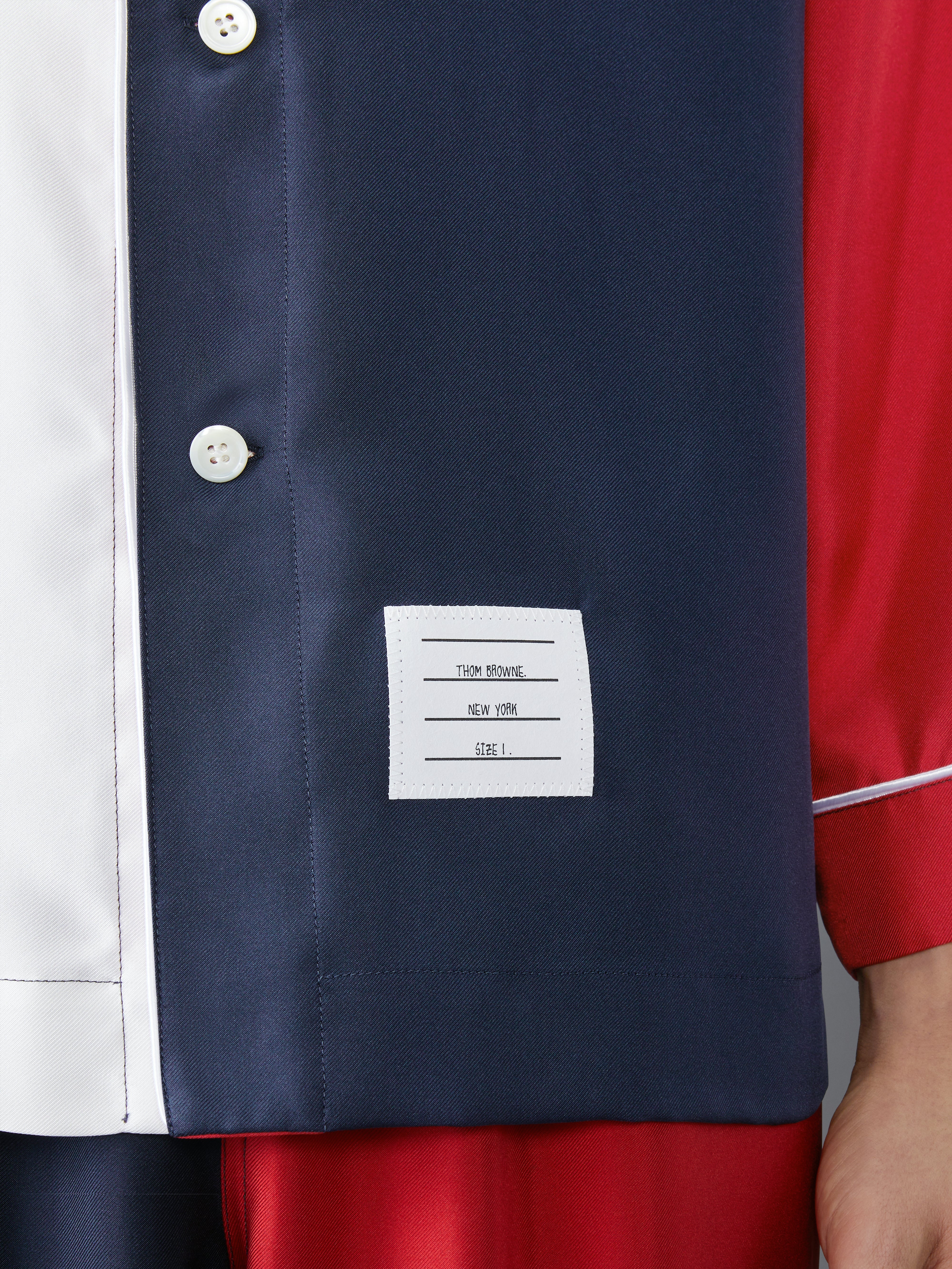 HOLIDAY SILK PAJAMA SHIRT - 5