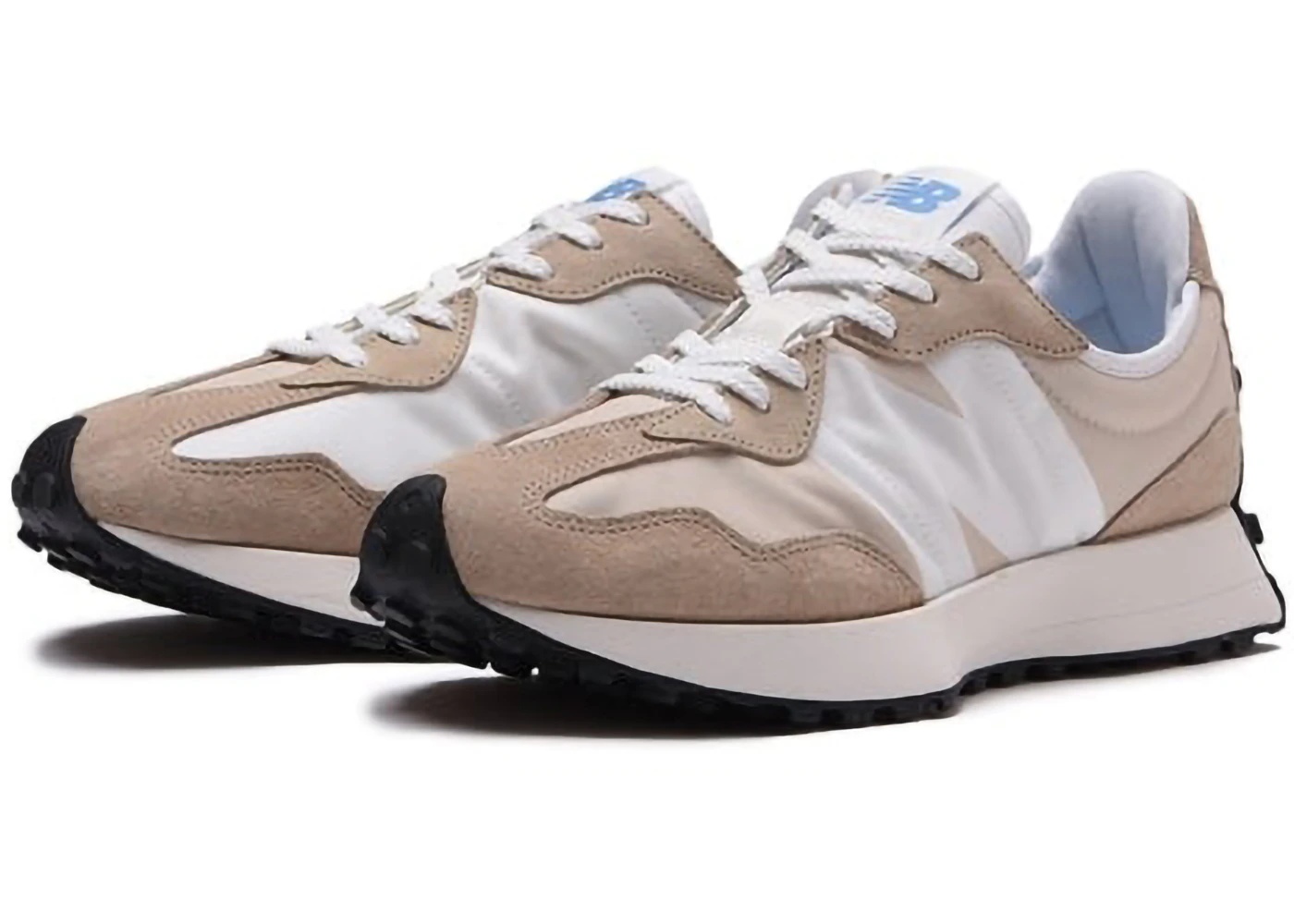 New Balance 327 Beige White - 2