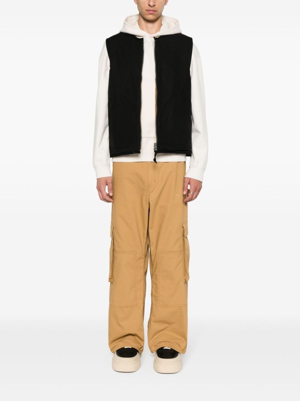 straight-leg cargo trousers - 2