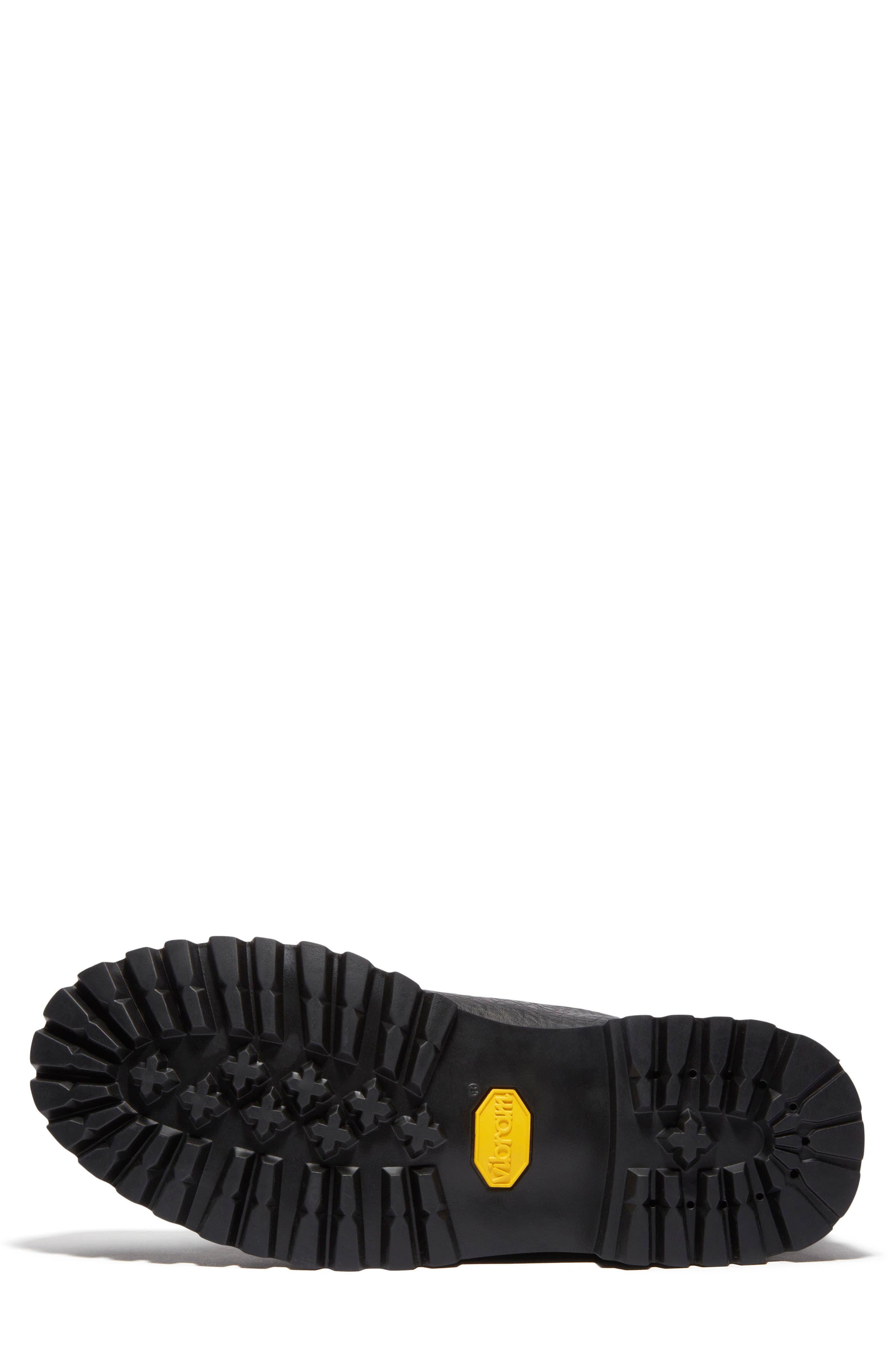 Timberland Authentic Hike Waterproof Mid Hiking Boot in Black Full Grain at Nordstrom - 4