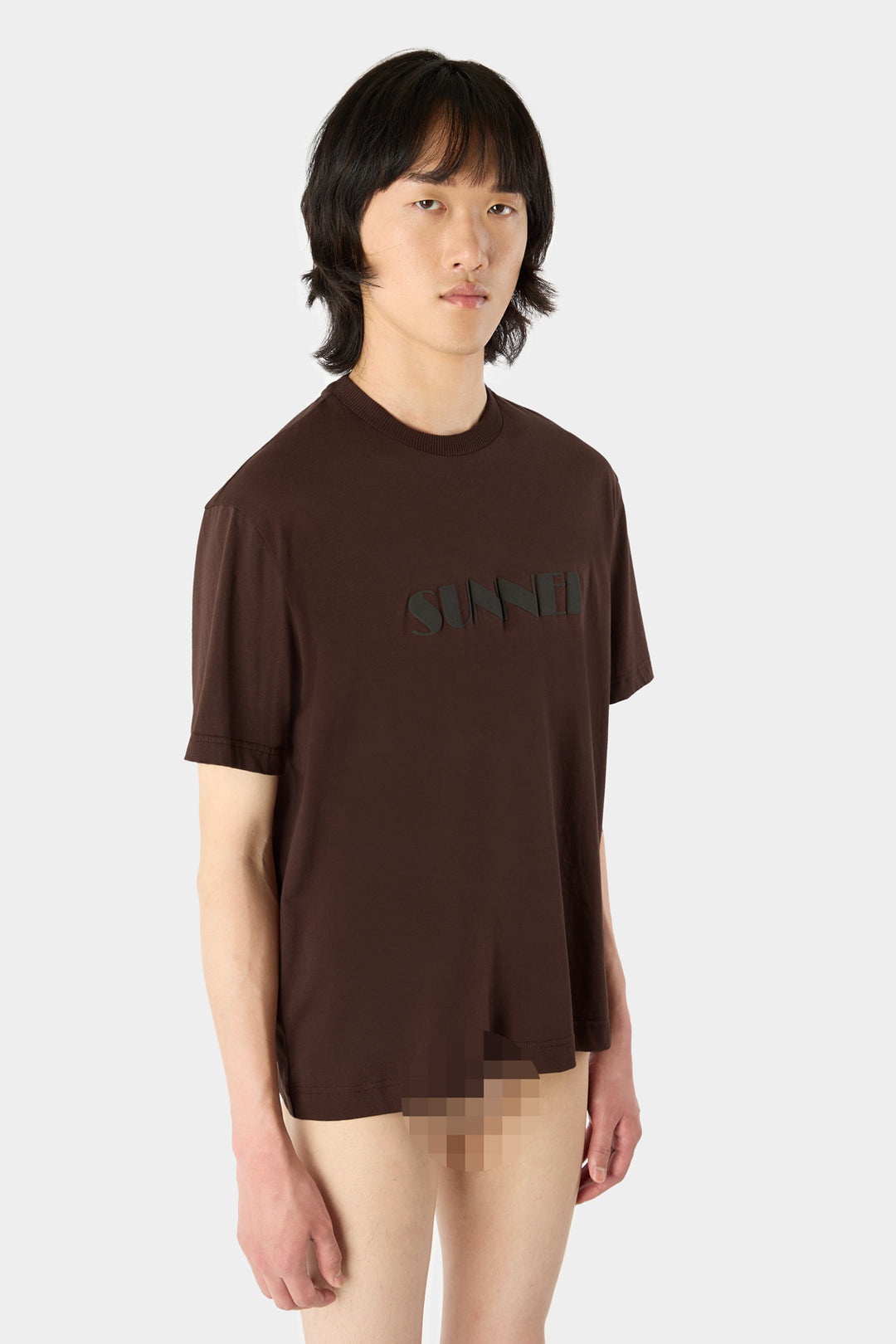 BIG LOGO T-SHIRT / brown - 2