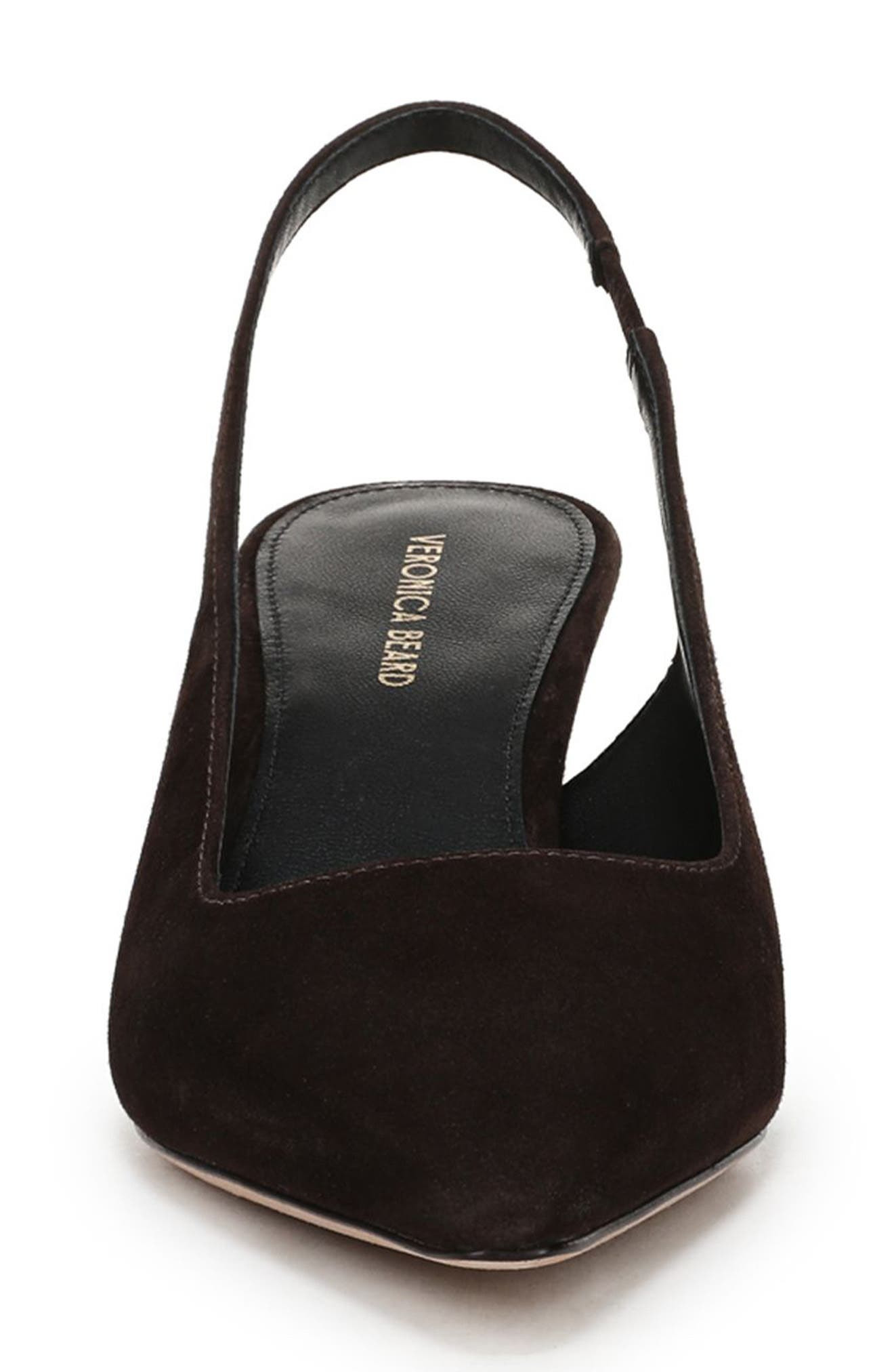 Veronica Beard Cashel Slingback Pointed Toe Pump in Espresso at Nordstrom - 4