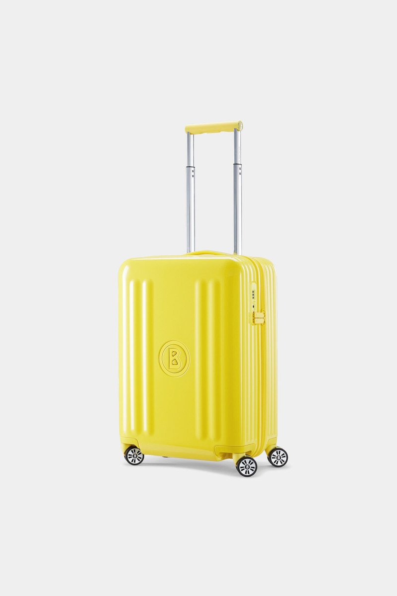 BOGNER Piz small hard shell suitcase in Yellow outlook