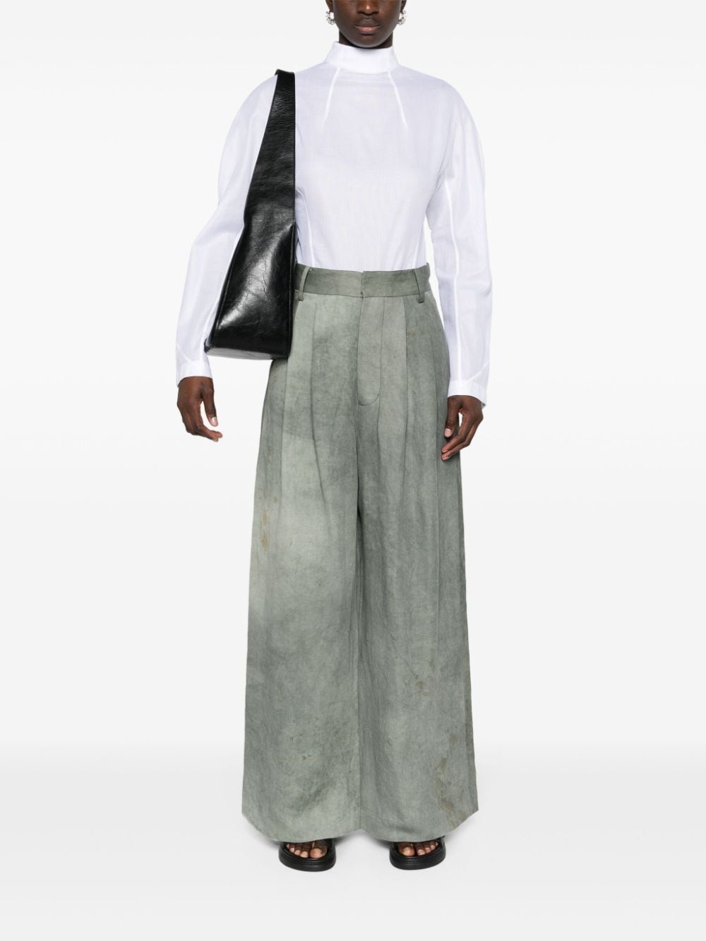 Paella high-waist palazzo trousers - 2