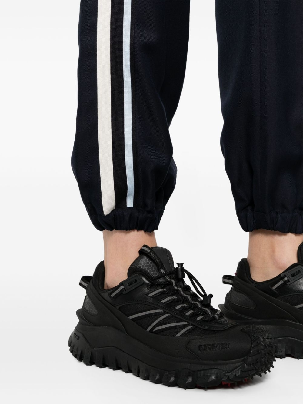 logo-embroidered track pants - 5