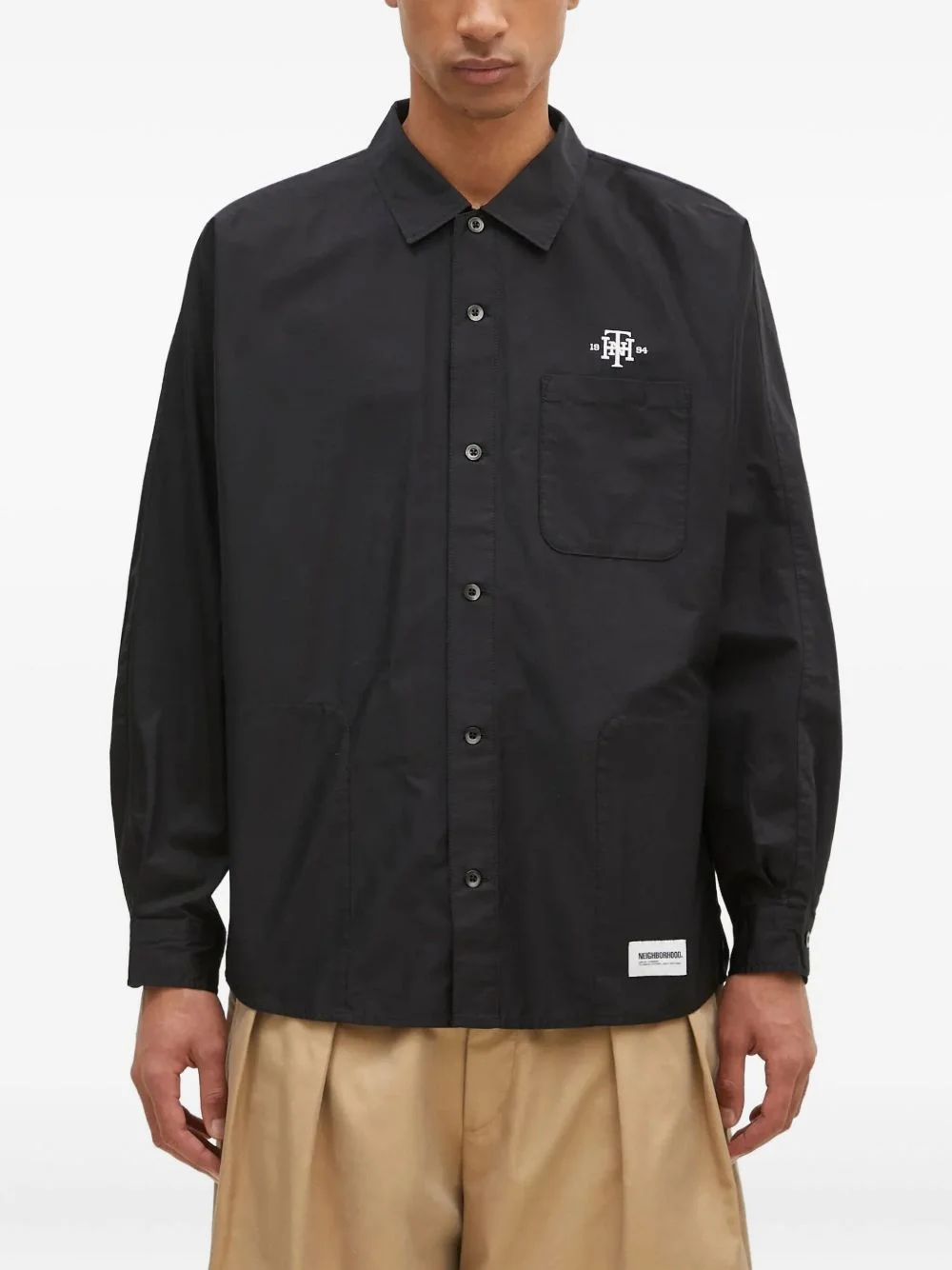 logo pocket shirt - 1