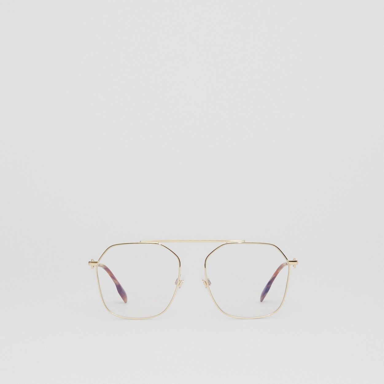 Chain-link Detail Geometric Blue Light Glasses – Online Exclusive - 1