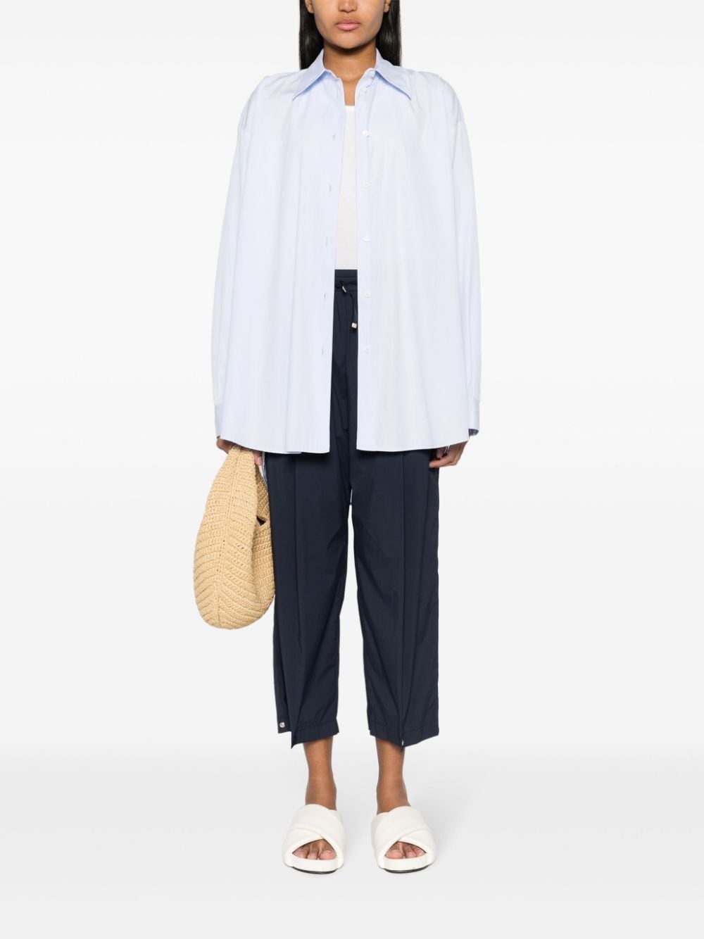 lightweight cropped trousers - 2