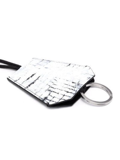 Maison Margiela brush-stroke print keyring outlook