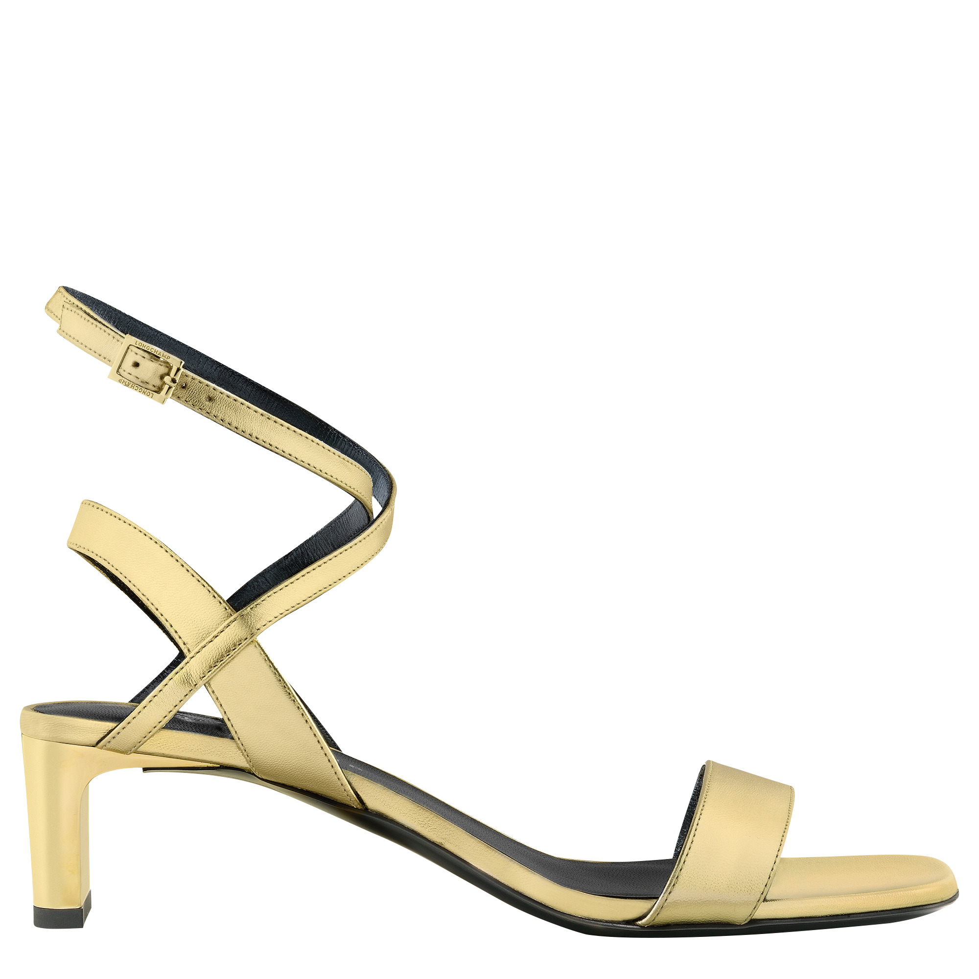 Spring/Summer 2023 Collection High heel sandals Pale gold - Leather - 1