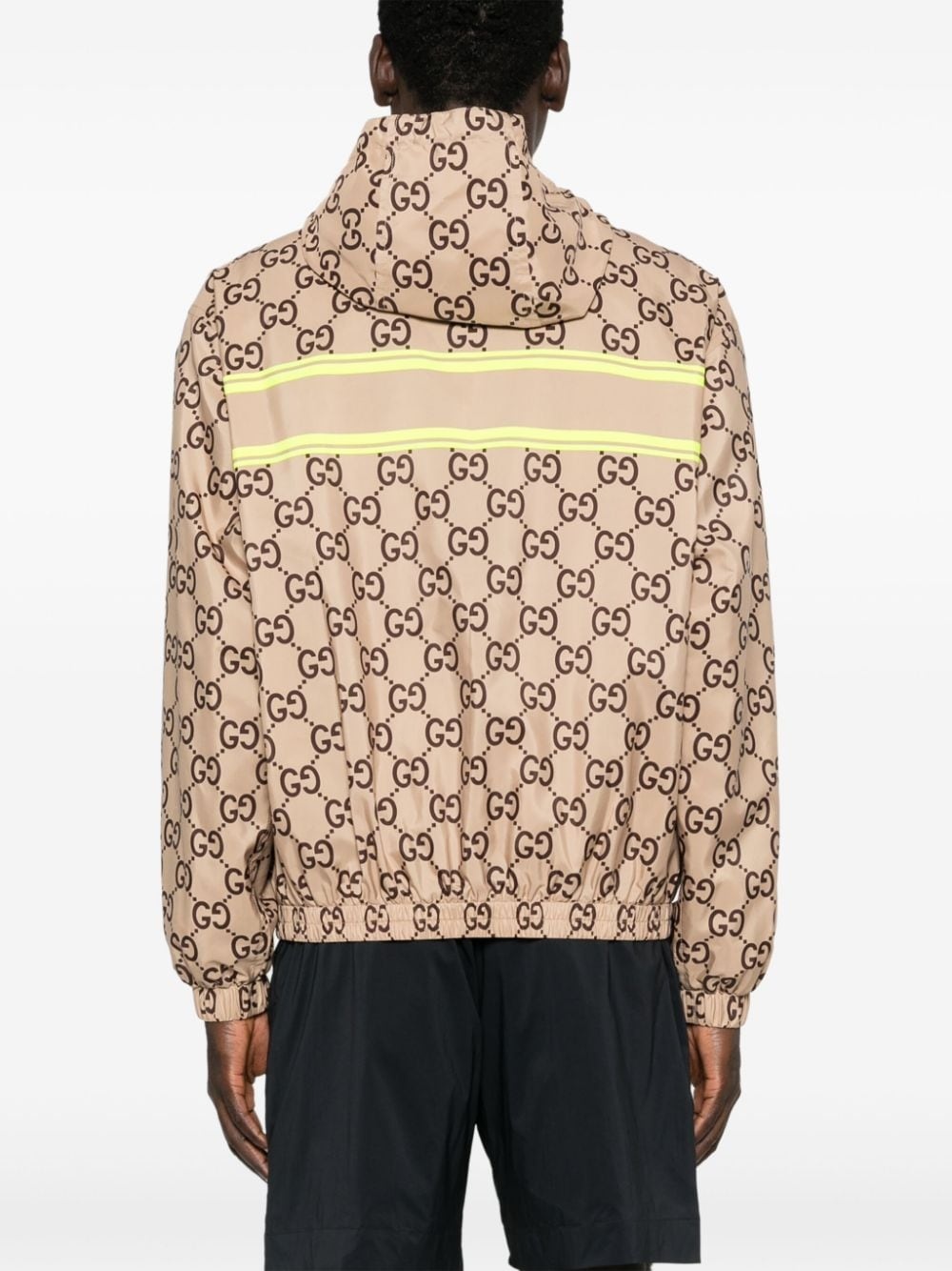 GG Supreme print hooded jacket - 4