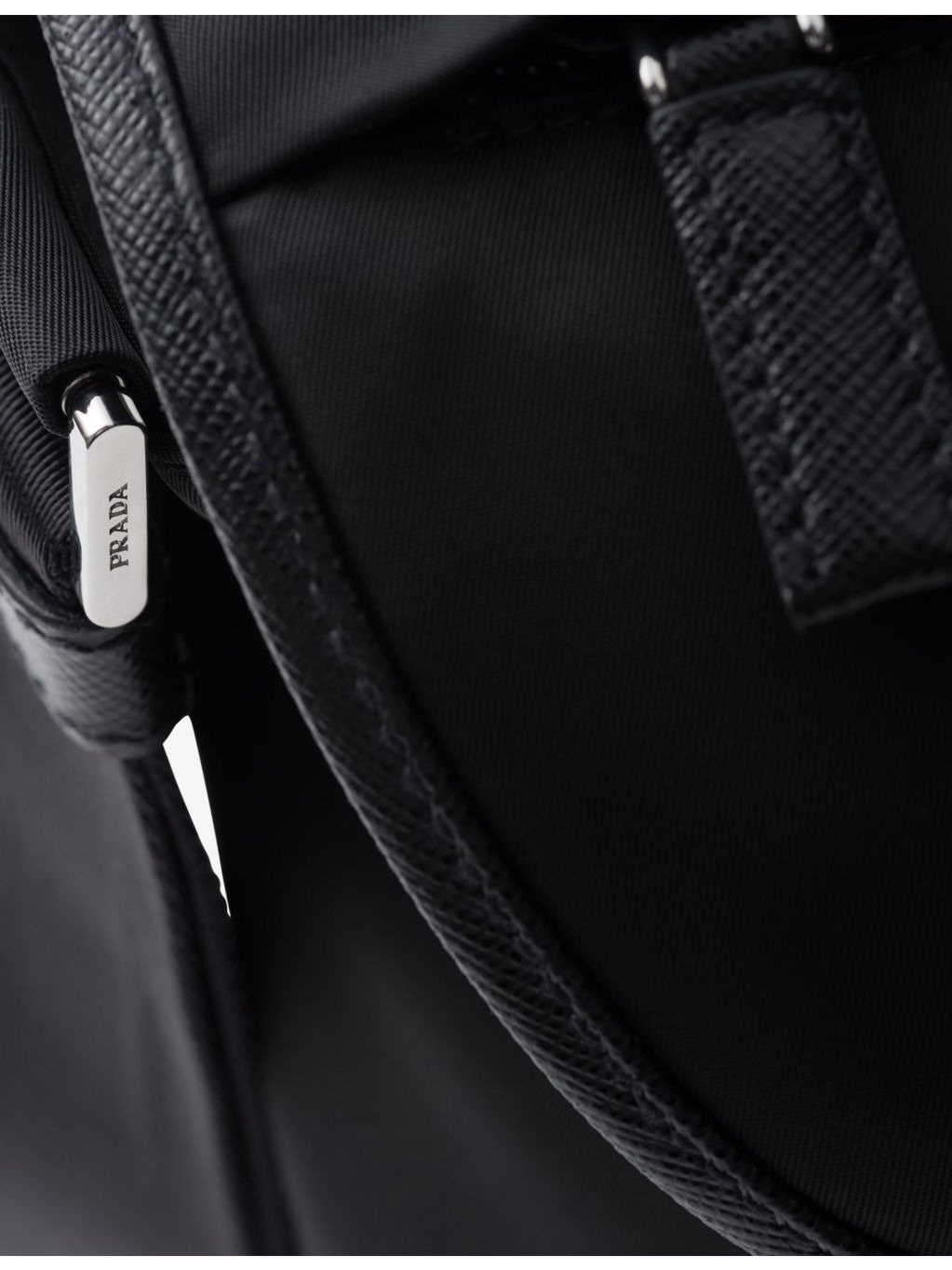 Re-Nylon leather and recycled-nylon shoulder bag - 4