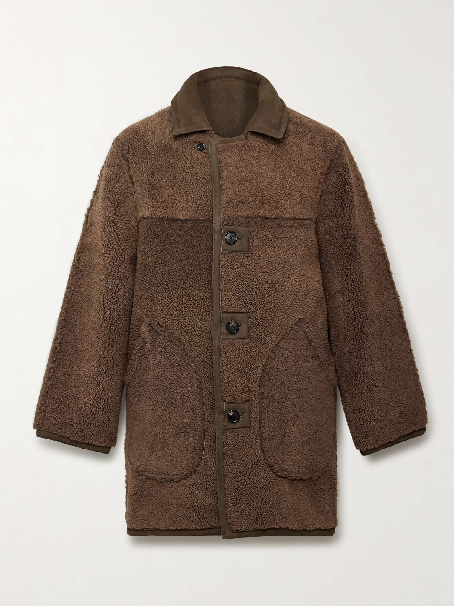 Ranch Reversible Shearling Coat - 1