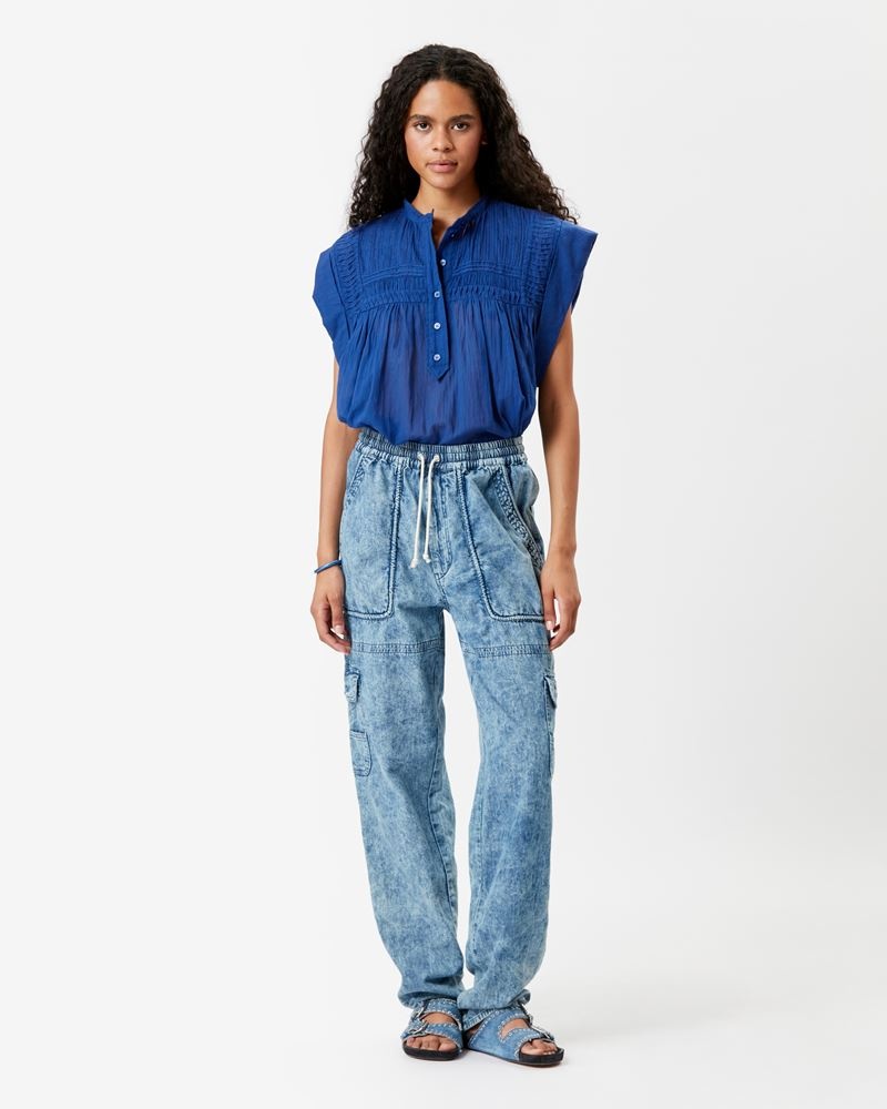 VIAMAO CHAMBRAY PANTS - 2