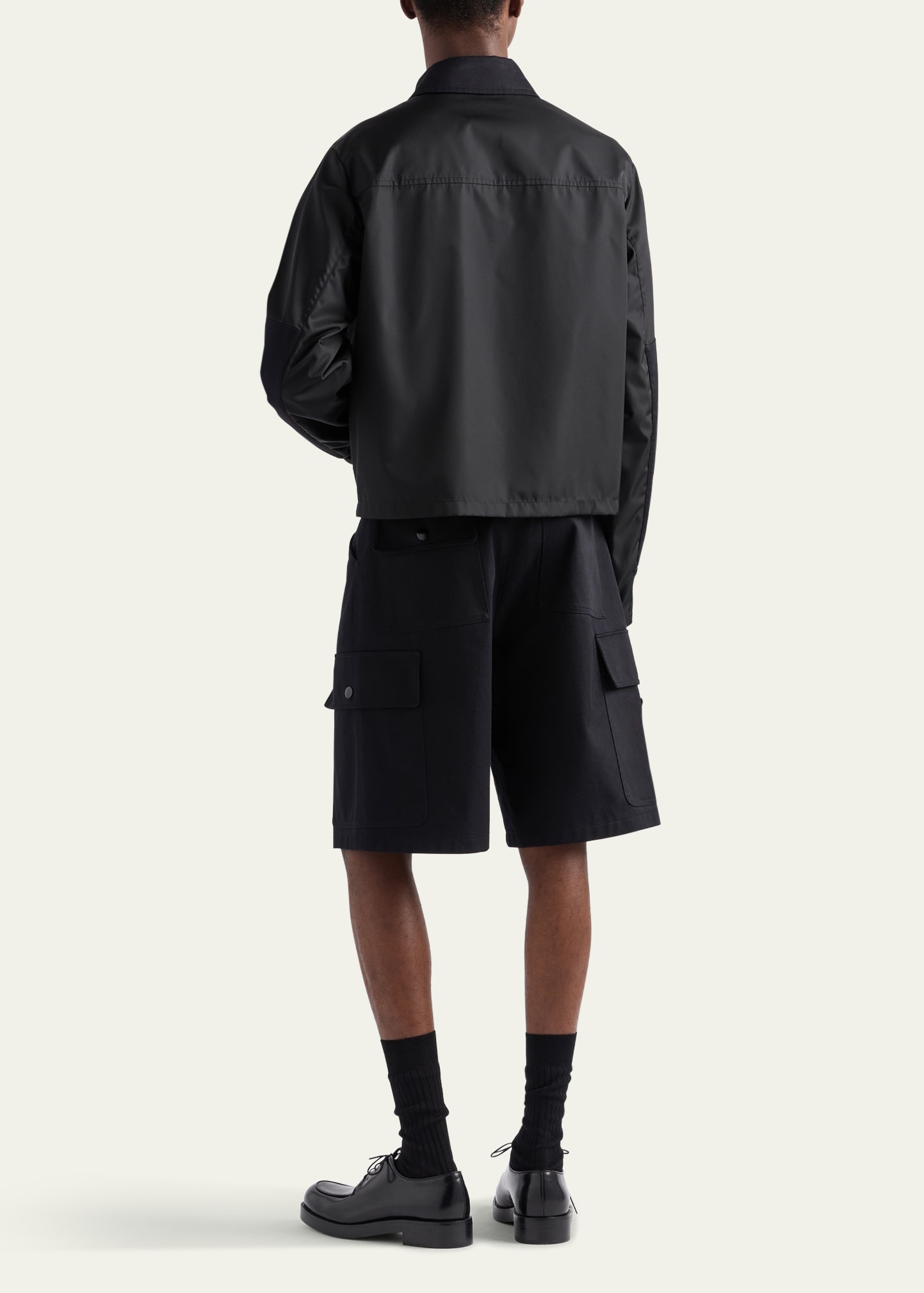 Men's Cropped Re-Nylon Jacket - 3