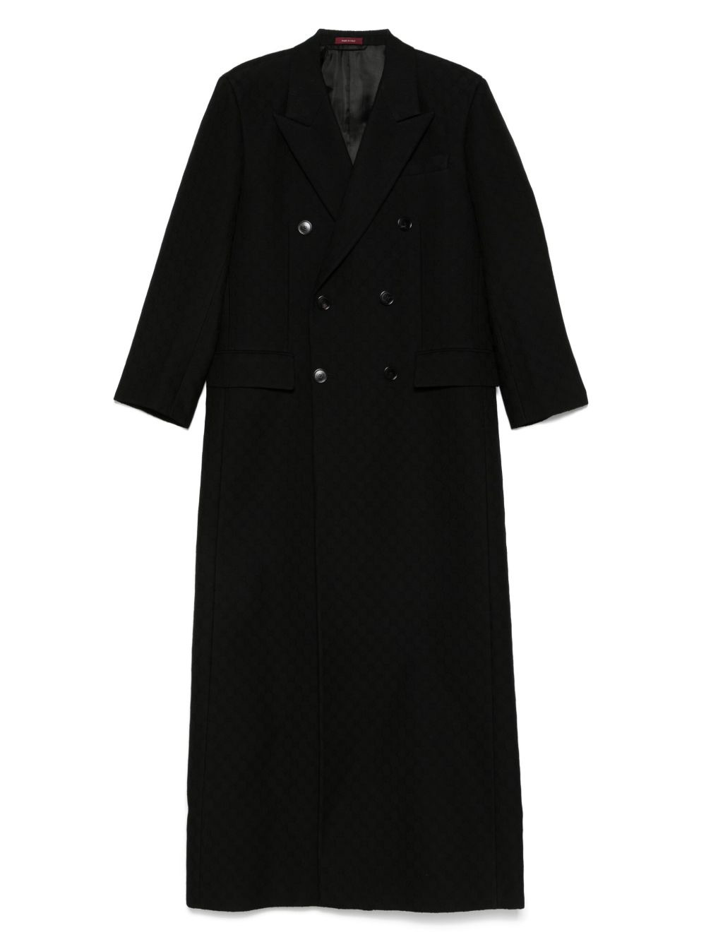 double-breasted coat - 1