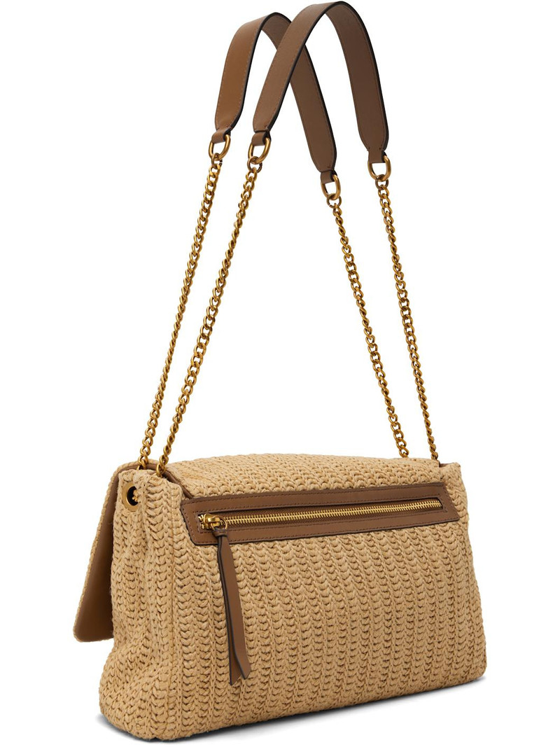 Beige Chelsea Large Flap Bag 3
