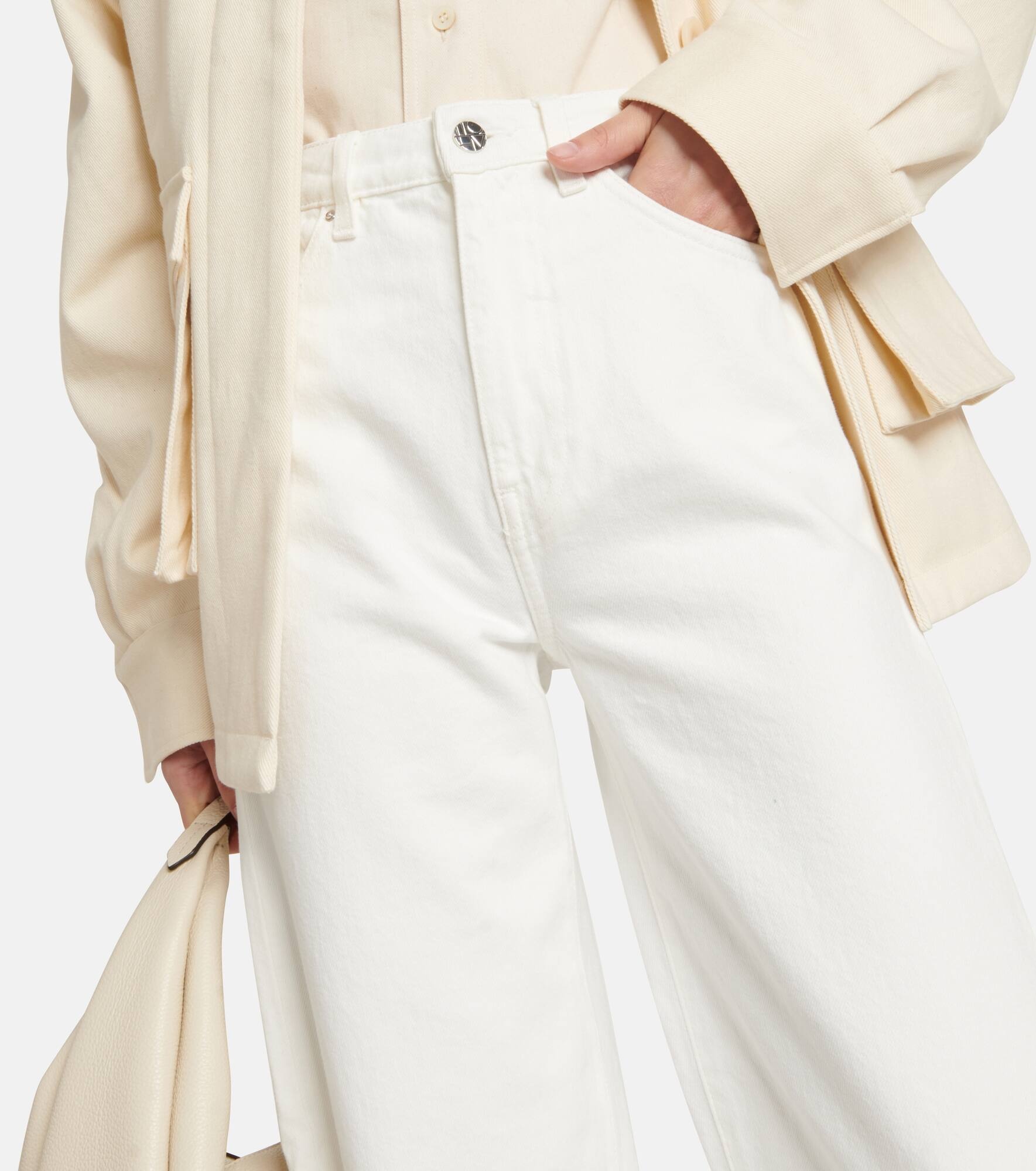 High-rise barrel-leg jeans - 4