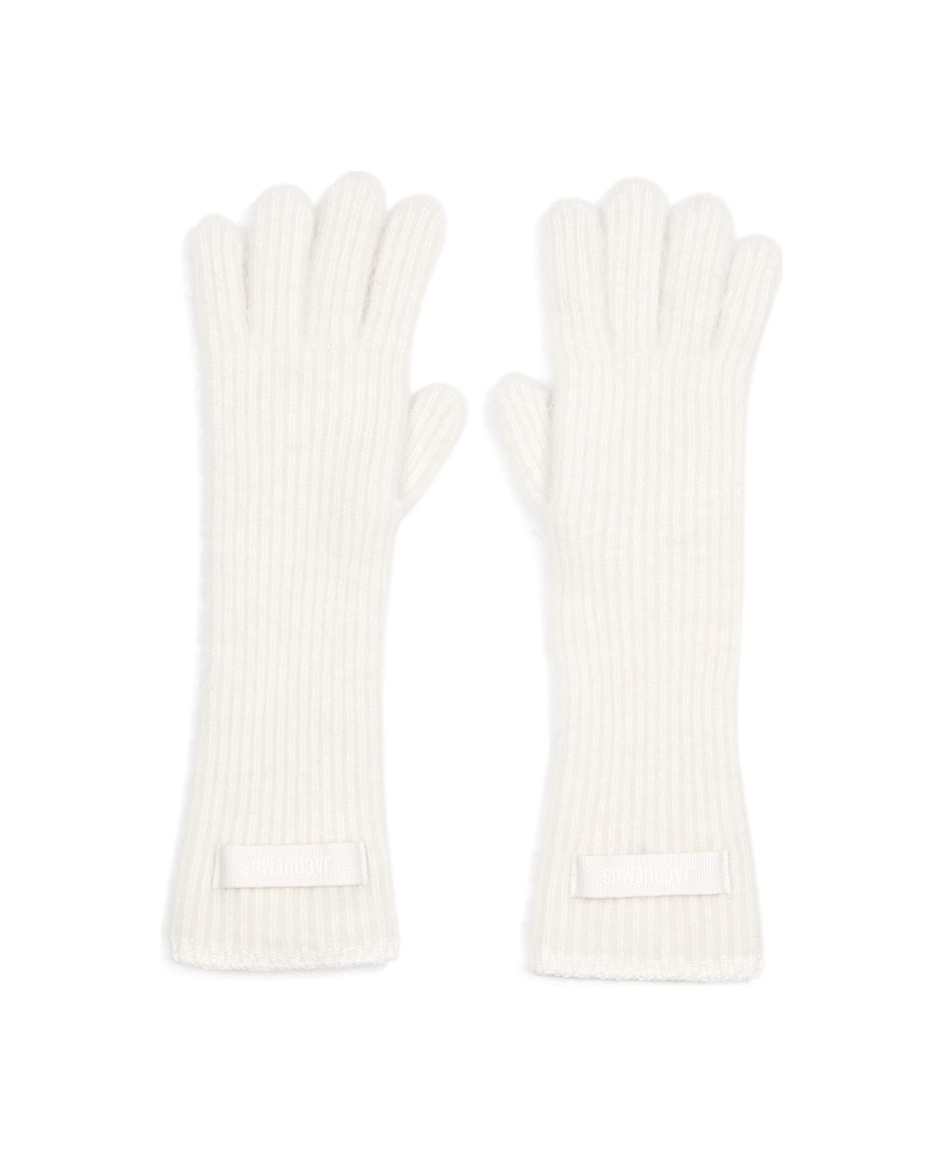 Grosgrain Wool Gloves - 2