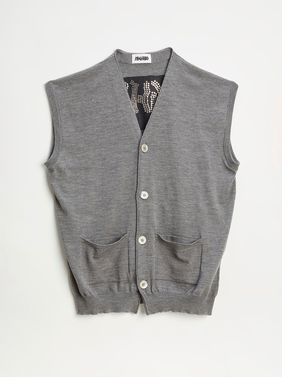 Magliano | Bad Grampa Vest Grey - 1
