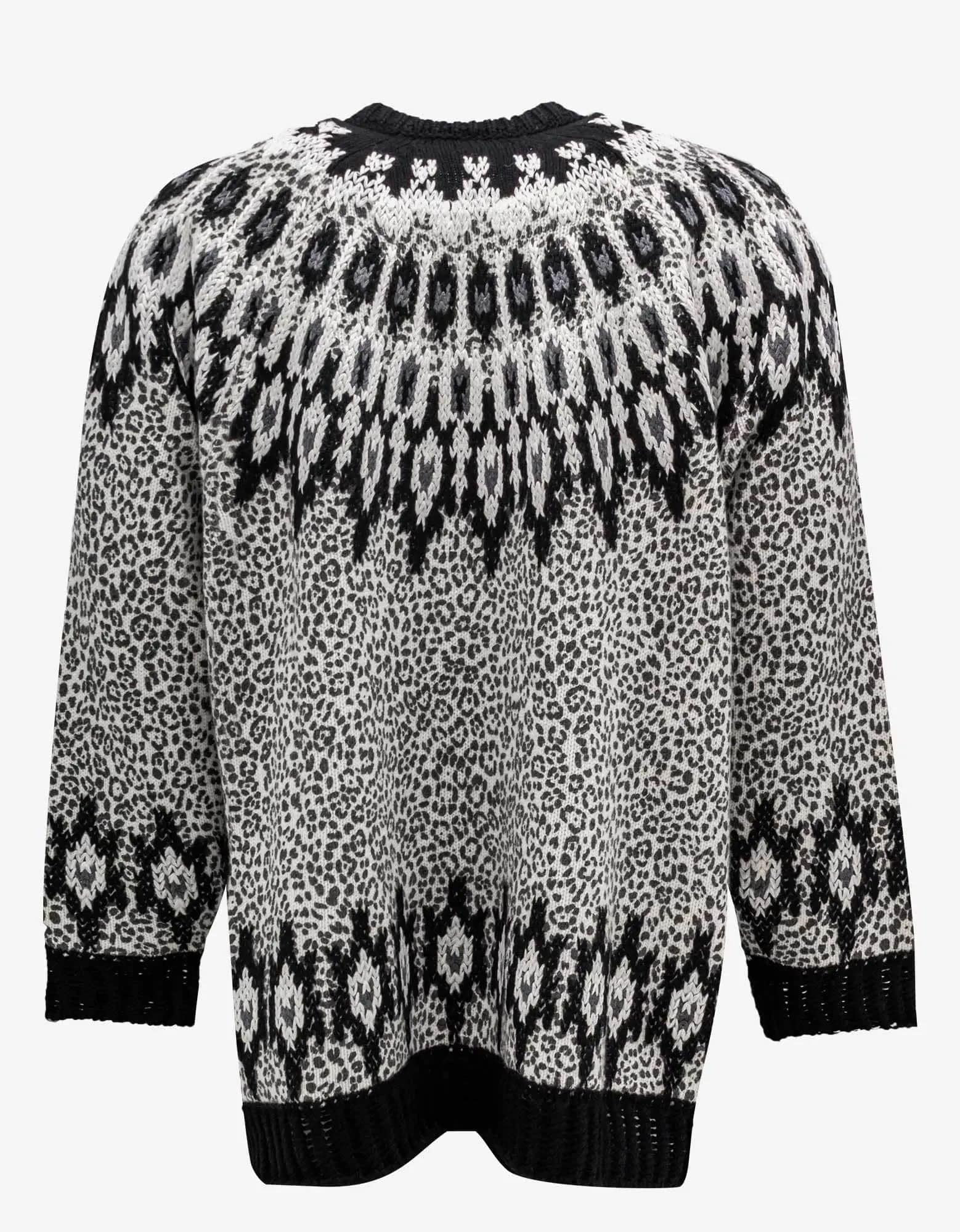 Valentino Animalier Graphic Wool Sweater - 2