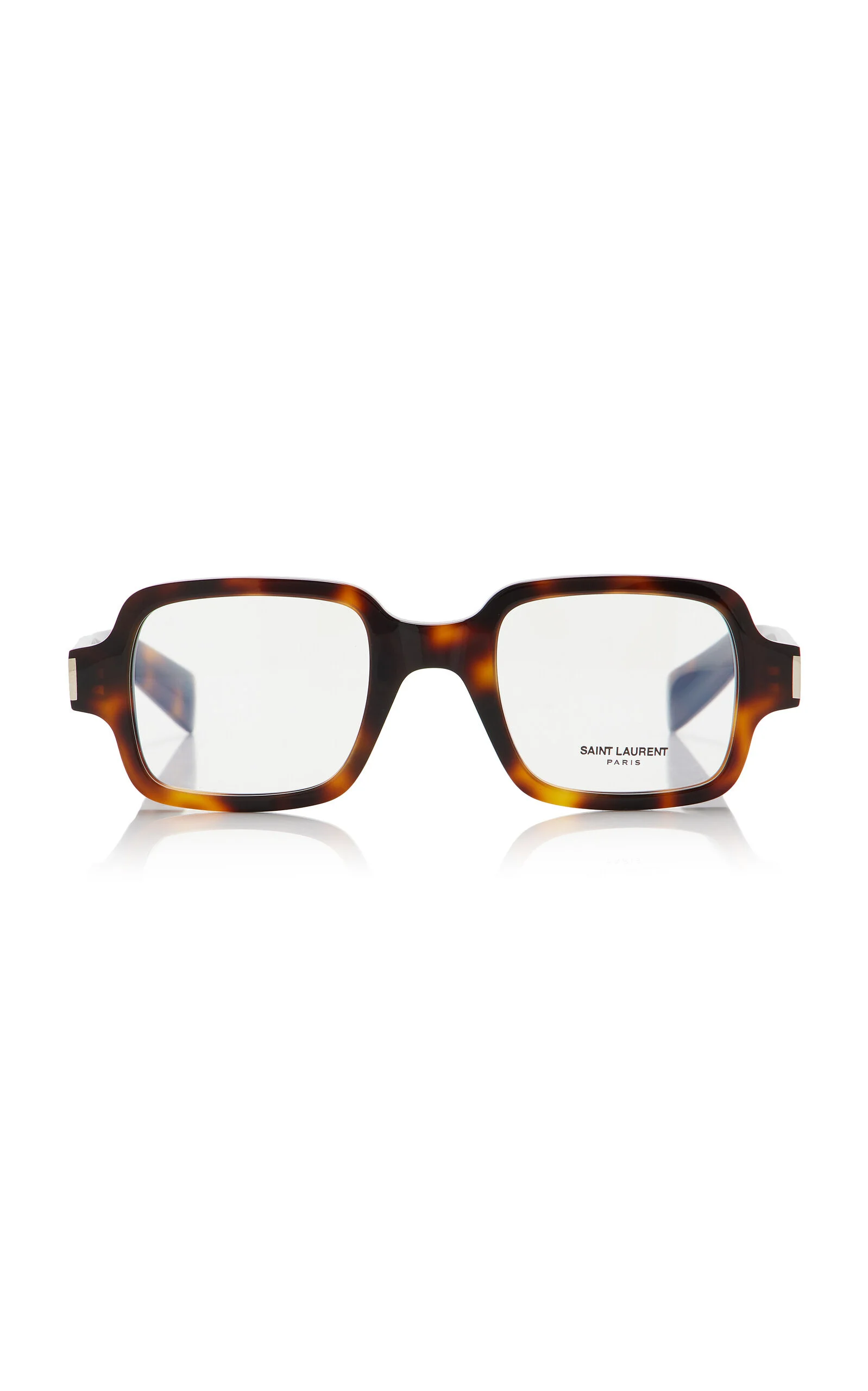 Square-Frame Tortoiseshell Acetate Glasses brown - 1