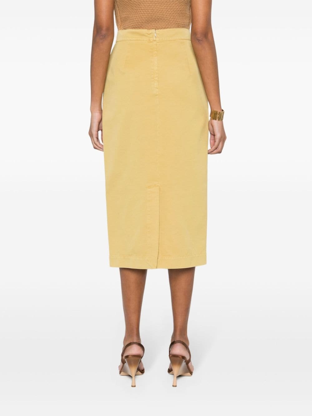 Denver midi twill skirt - 4