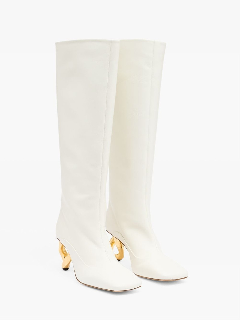 JW Anderson CHAIN HEEL HIGH BOOTS outlook