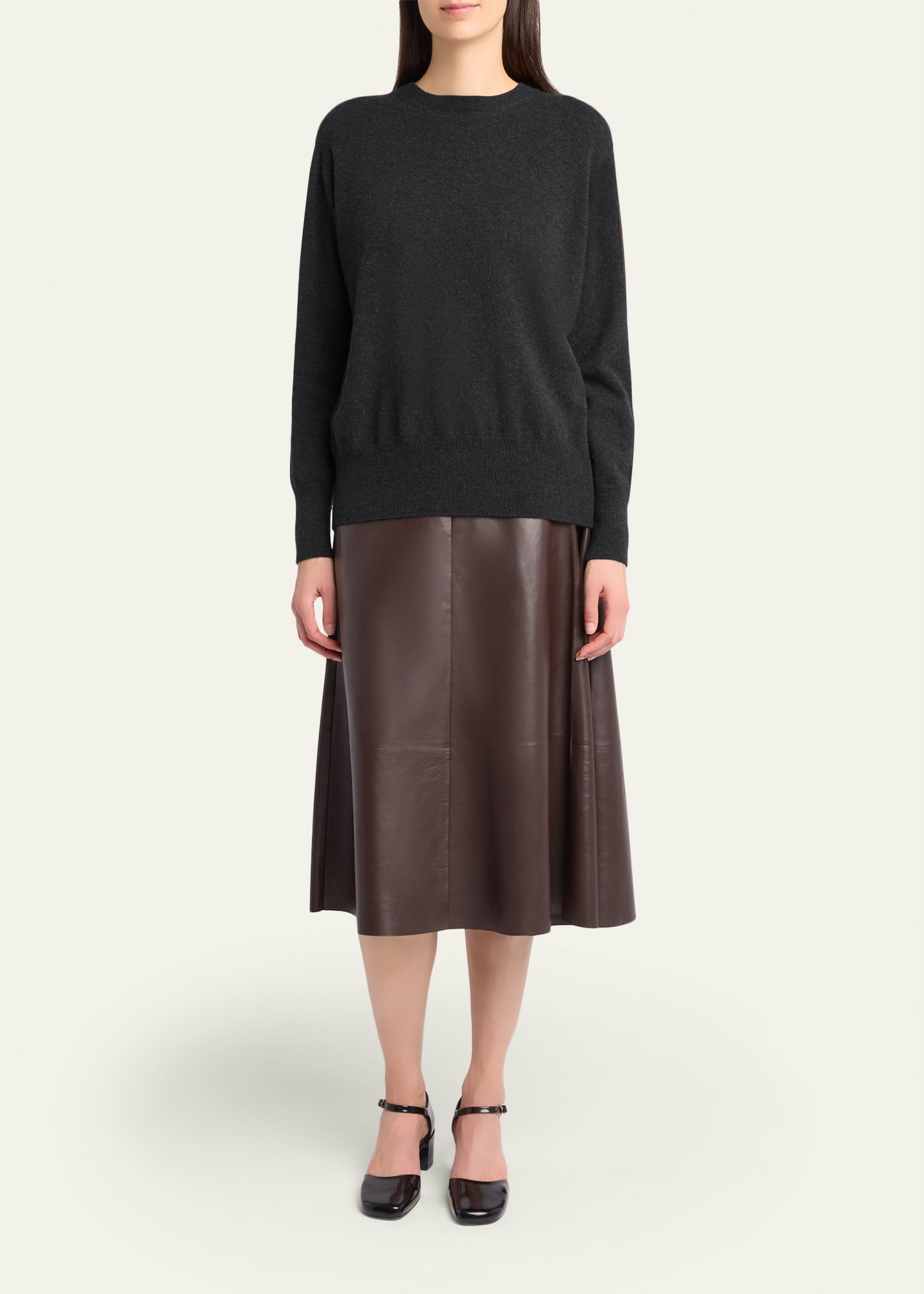 Leilani Cashmere Crewneck Sweater - 2
