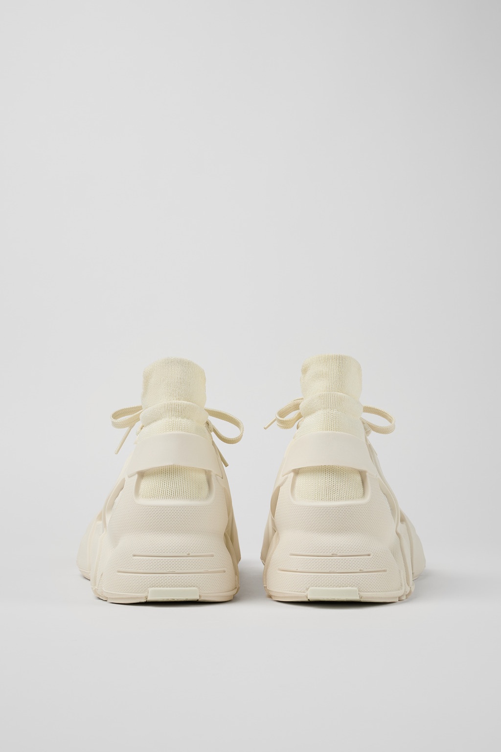 White Caged Sneakers - 3