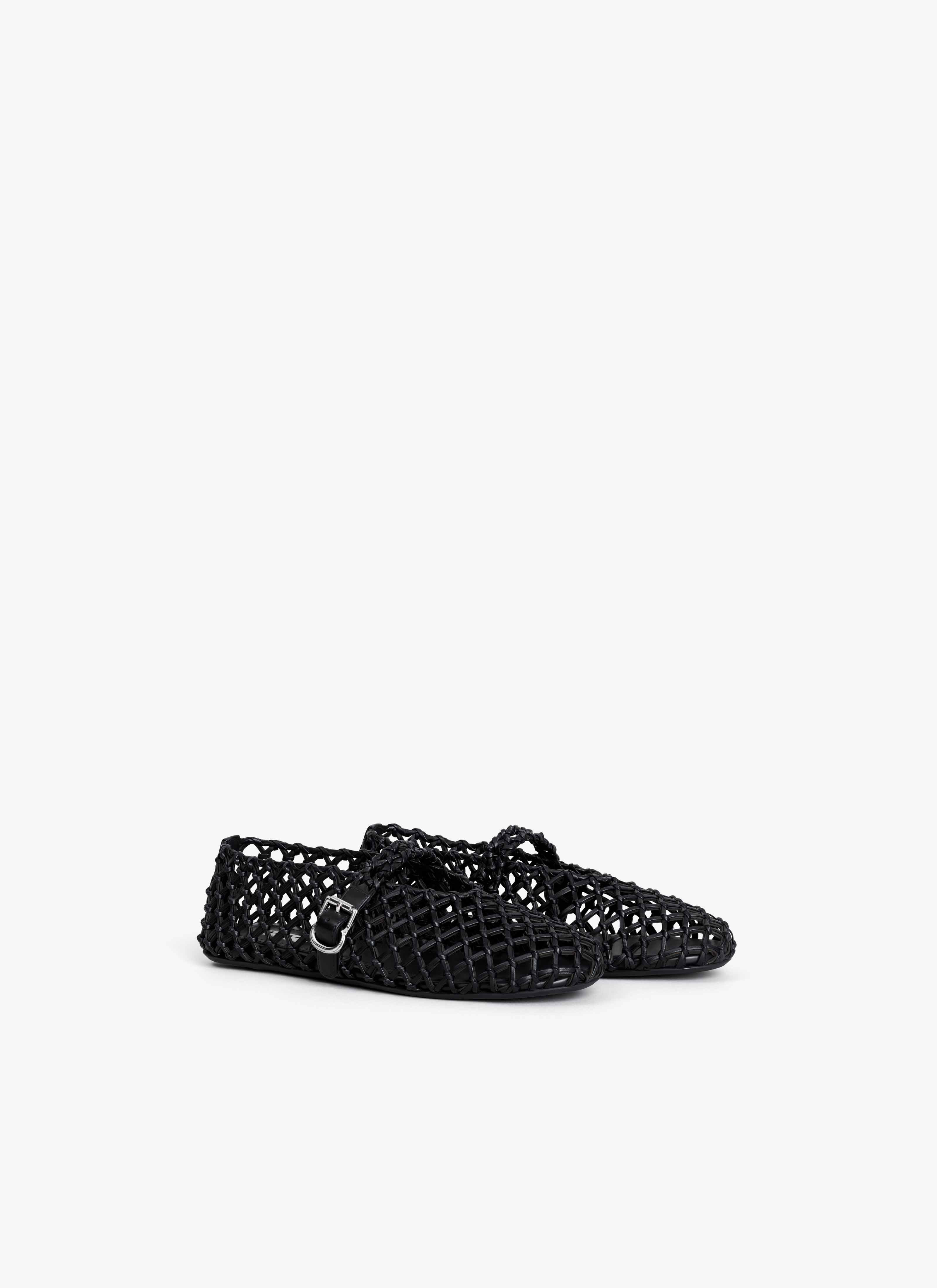 BALLET FLATS IN BRAIDED LAMBSKIN - 2