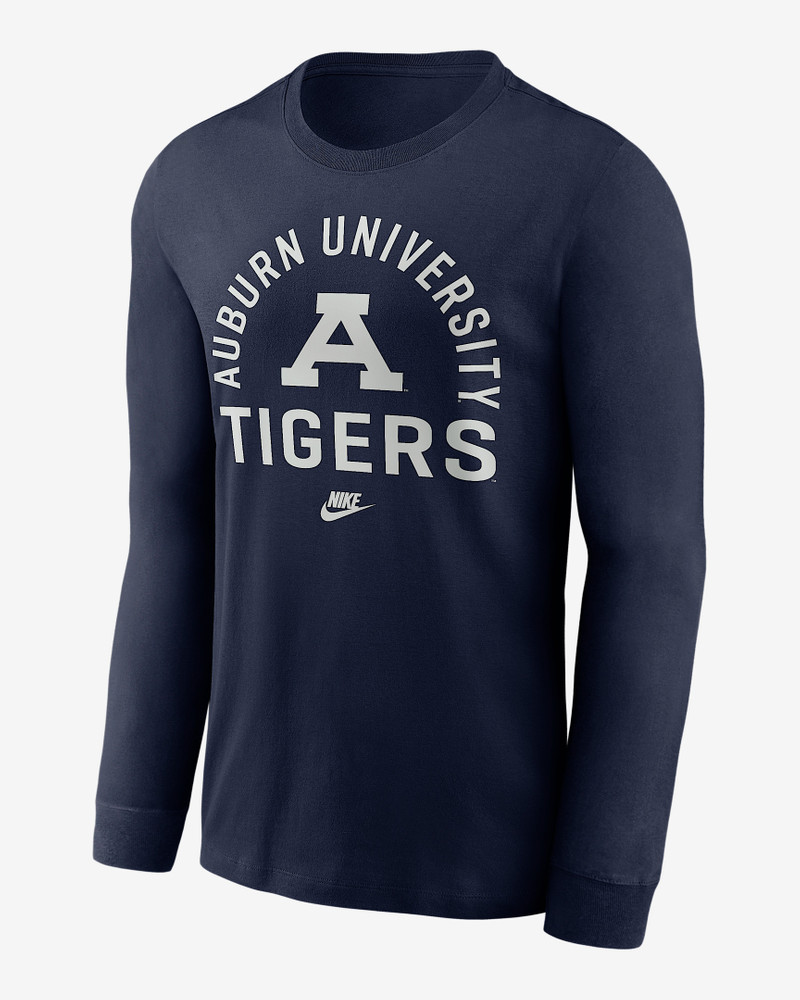 Auburn Legacy Arched Logo Men's Nike College Long-Sleeve T-Shirt - 1