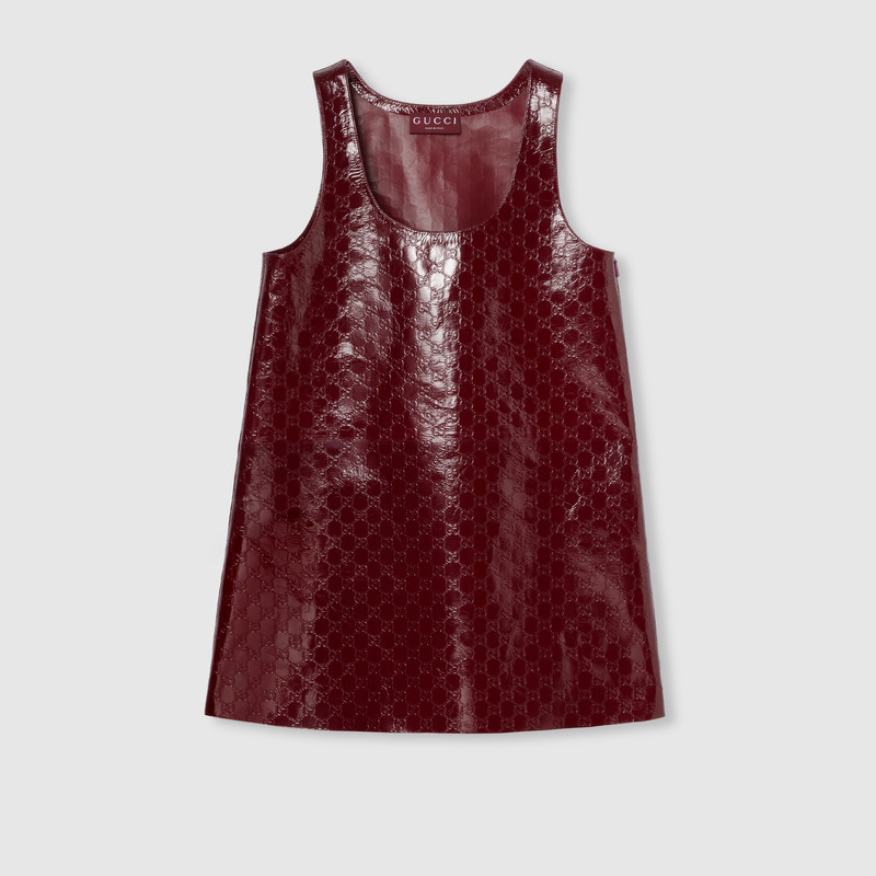 Embossed GG naplak dress 1