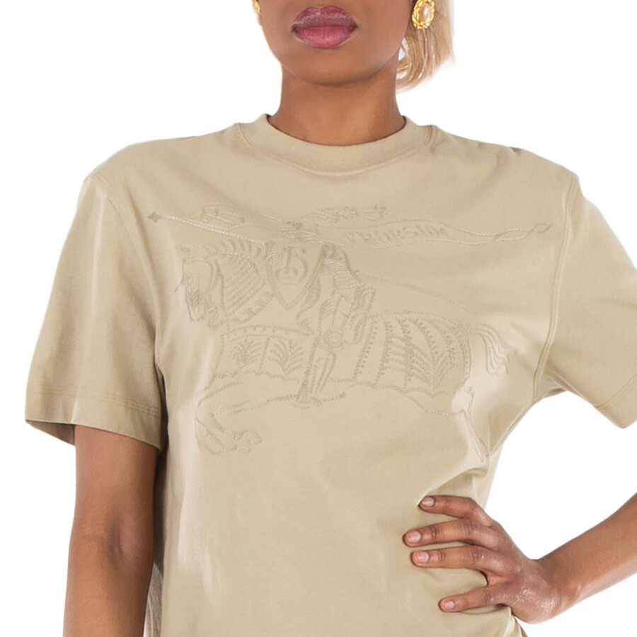 Burberry EKD Embroidered Cotton T-Shirt Dress - 3