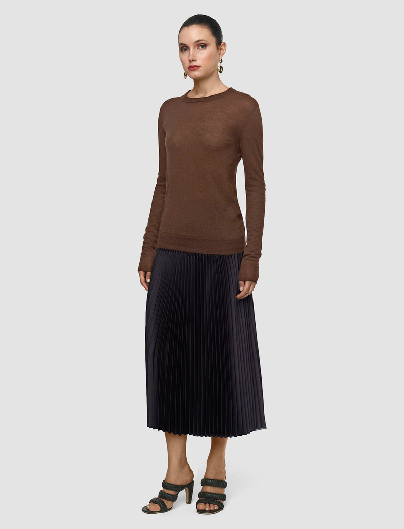 JOSEPH Cashair Round Neck Jumper outlook